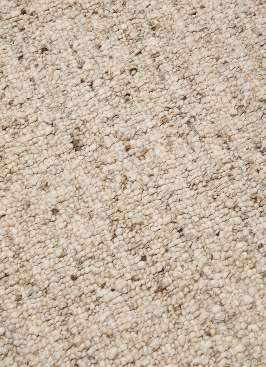 ferm LIVING Seifa vloerkleed in wolblend 140 x 200 cm - detail beige