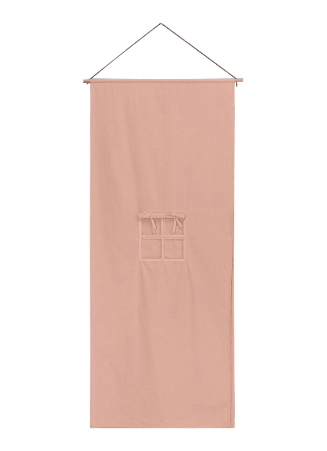 ferm LIVING Settle bedhemel - achterkant roze