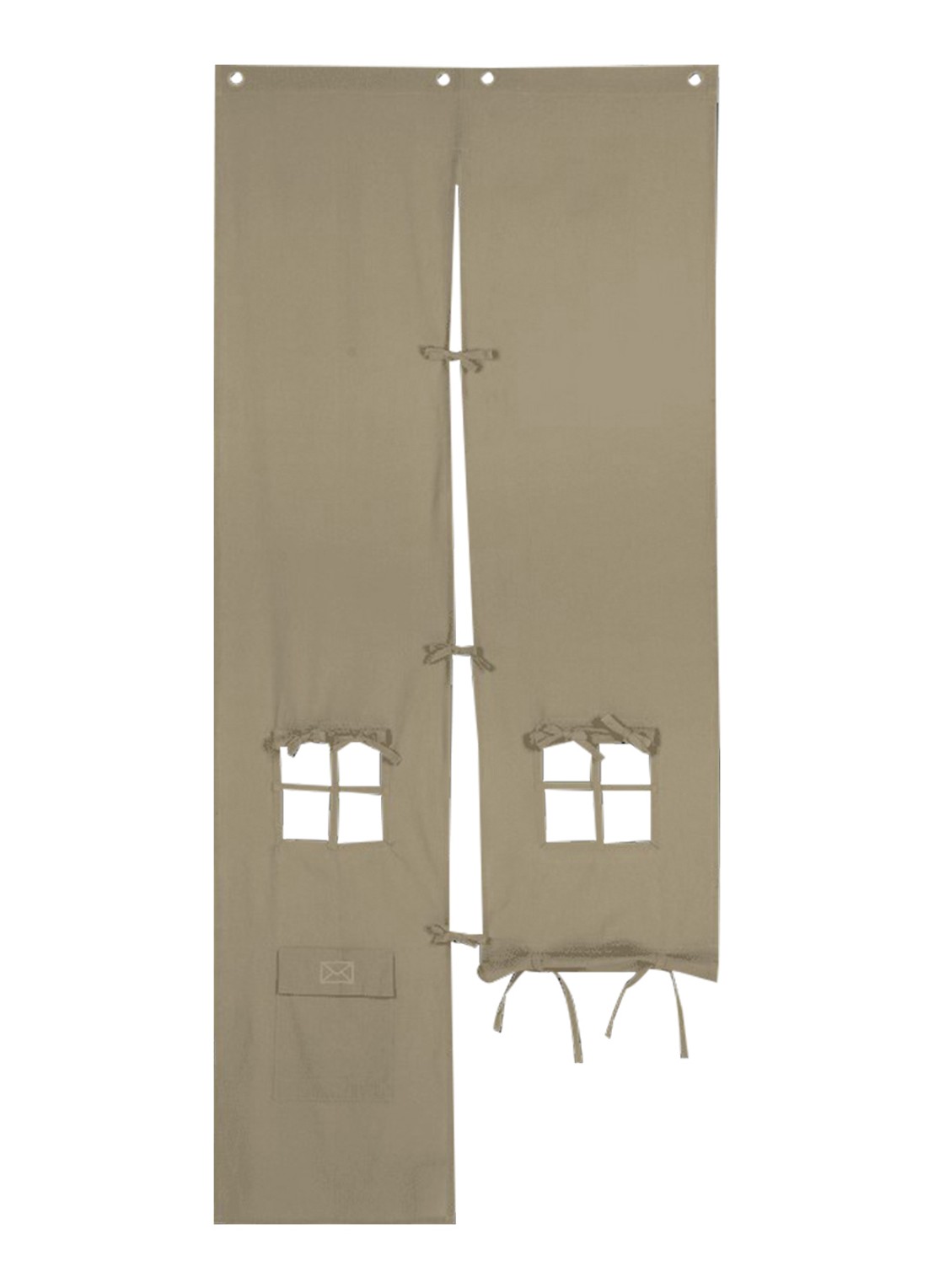ferm LIVING Settle deurgordijn - voorkant 4 groen