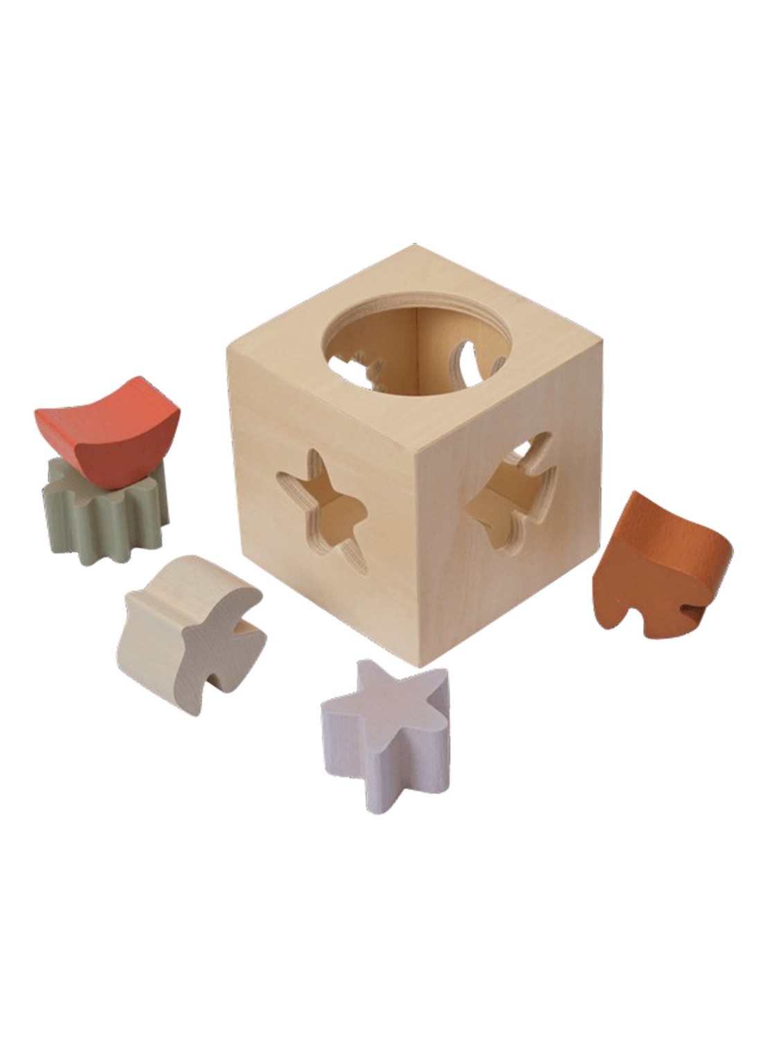ferm LIVING Skye blokken - achterkant beige