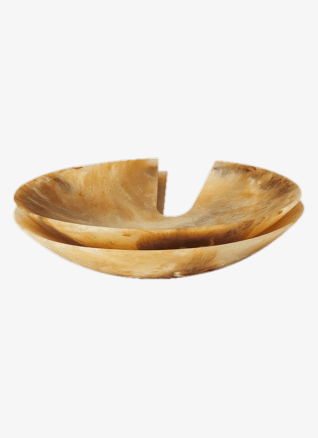 ferm LIVING Sol saladebestek 2-delig - voorkant 2 bruin