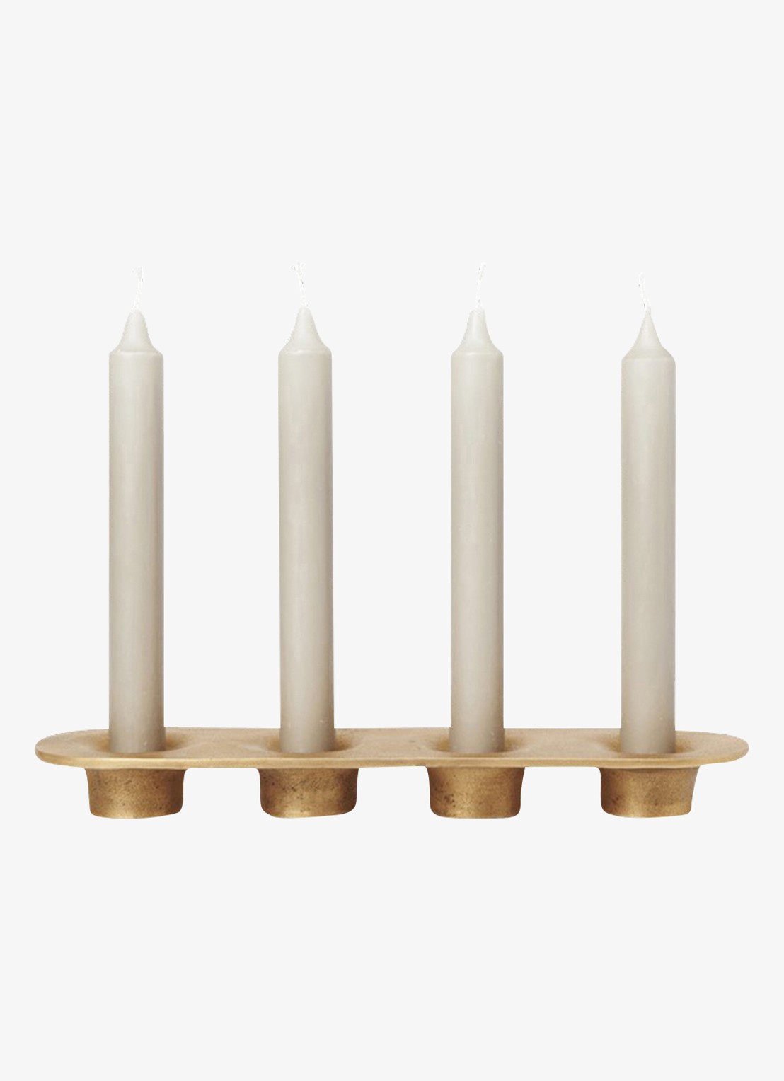 ferm LIVING Soothe kandelaar - detail 3 brons