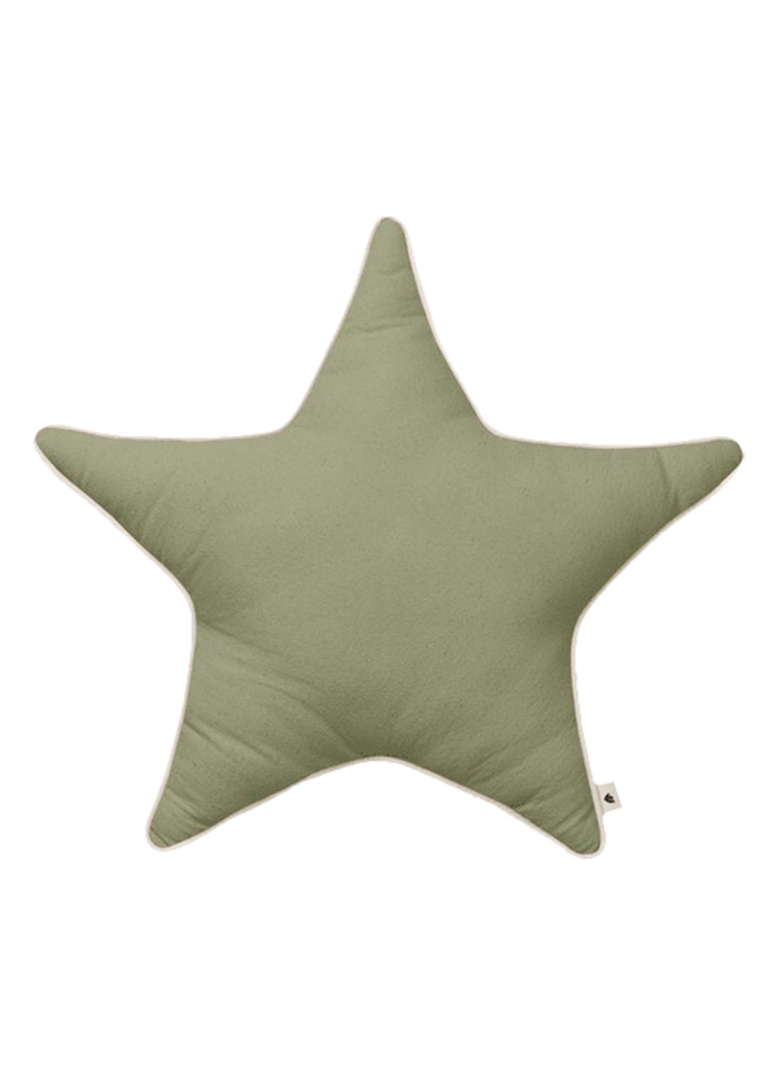 ferm LIVING Star sierkussen 48 cm - voorkant lindegroen