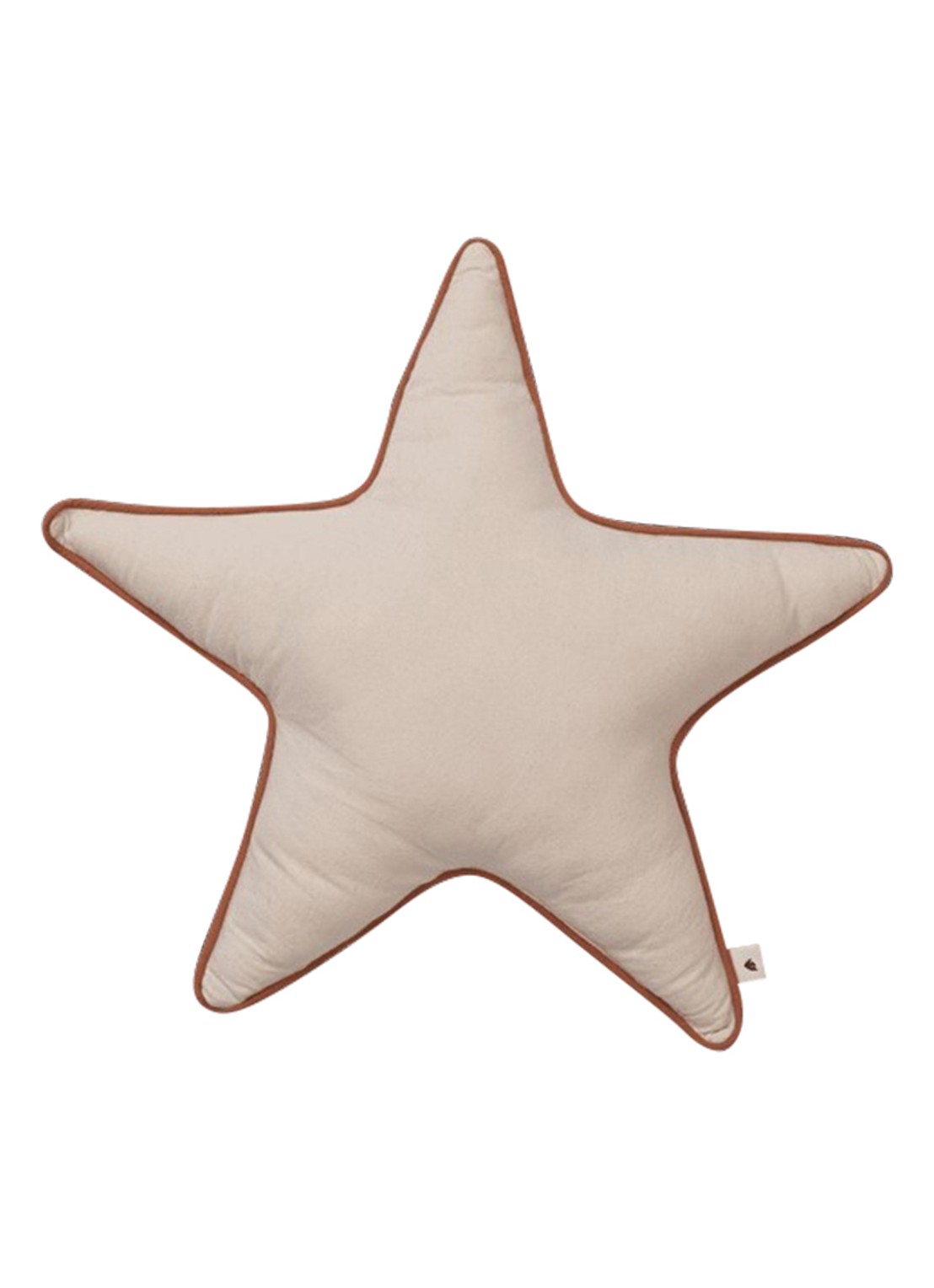 ferm LIVING Star sierkussen 48 cm - voorkant lichtbruin