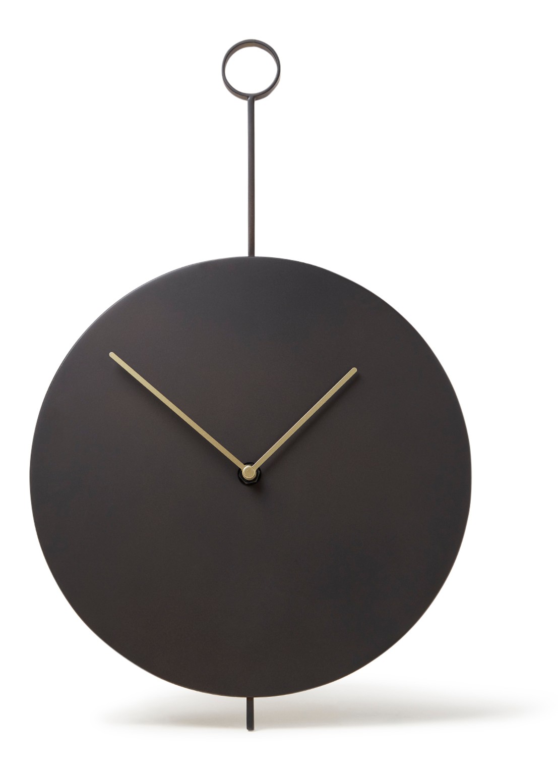ferm LIVING Trace wandklok - voorkant 2 zwart