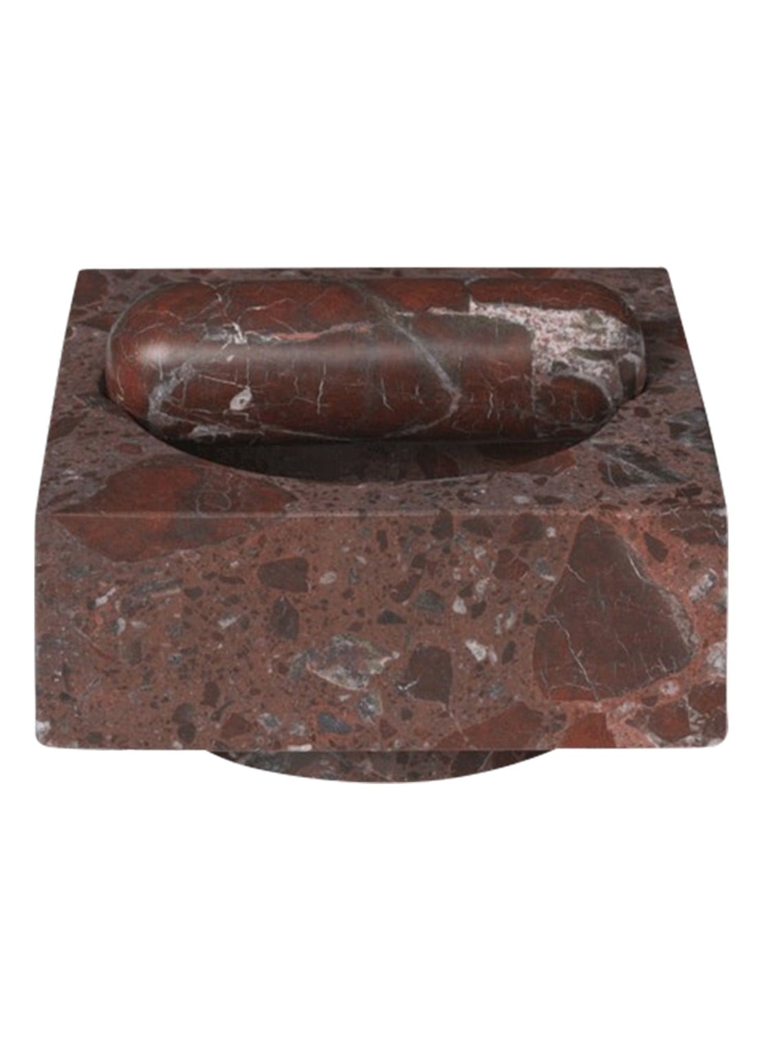 ferm LIVING Tvara vijzel 13 cm - achterkant bruin