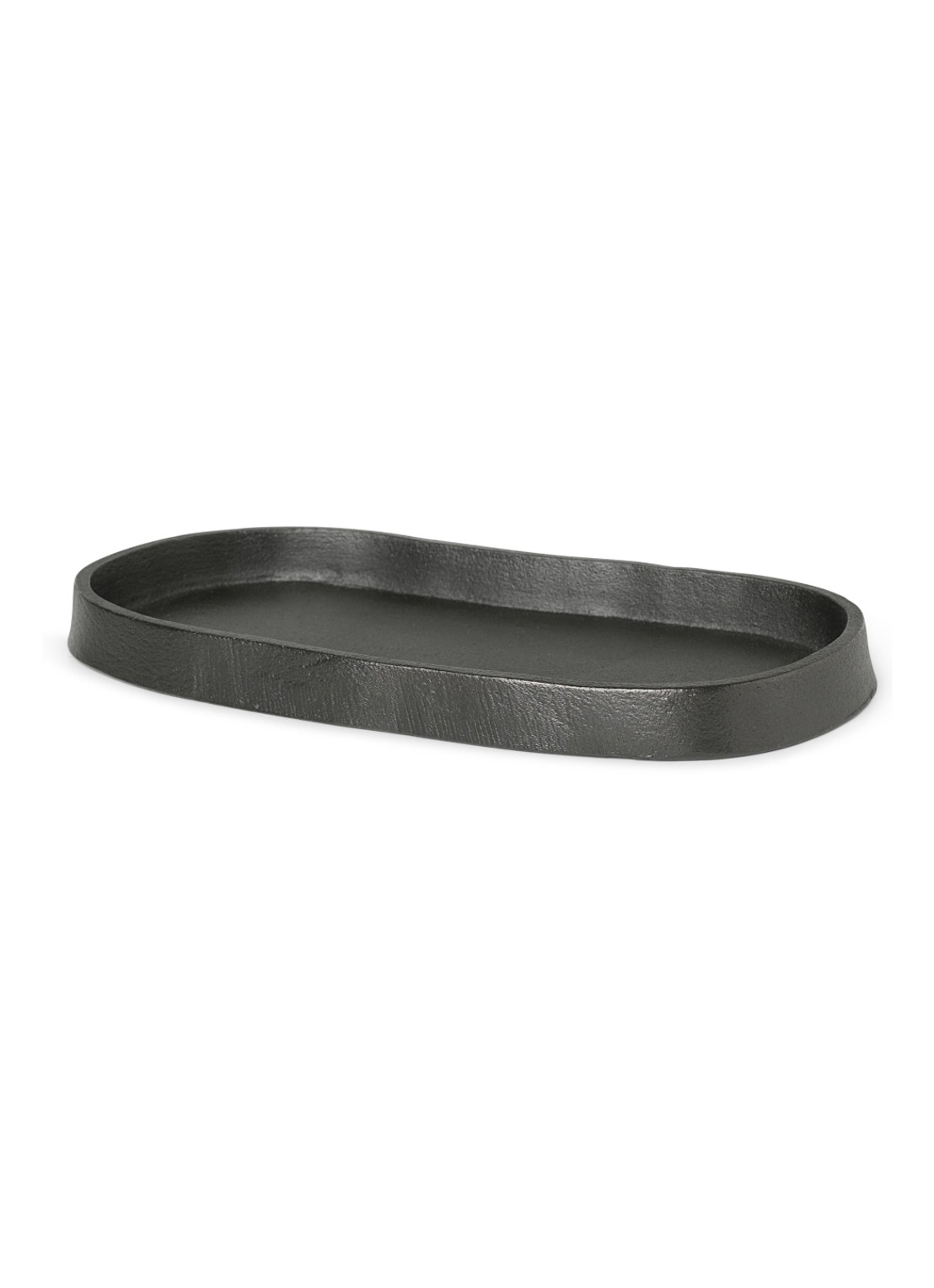 ferm LIVING Yama dienblad 19 x 9,5 cm - voorkant zwart