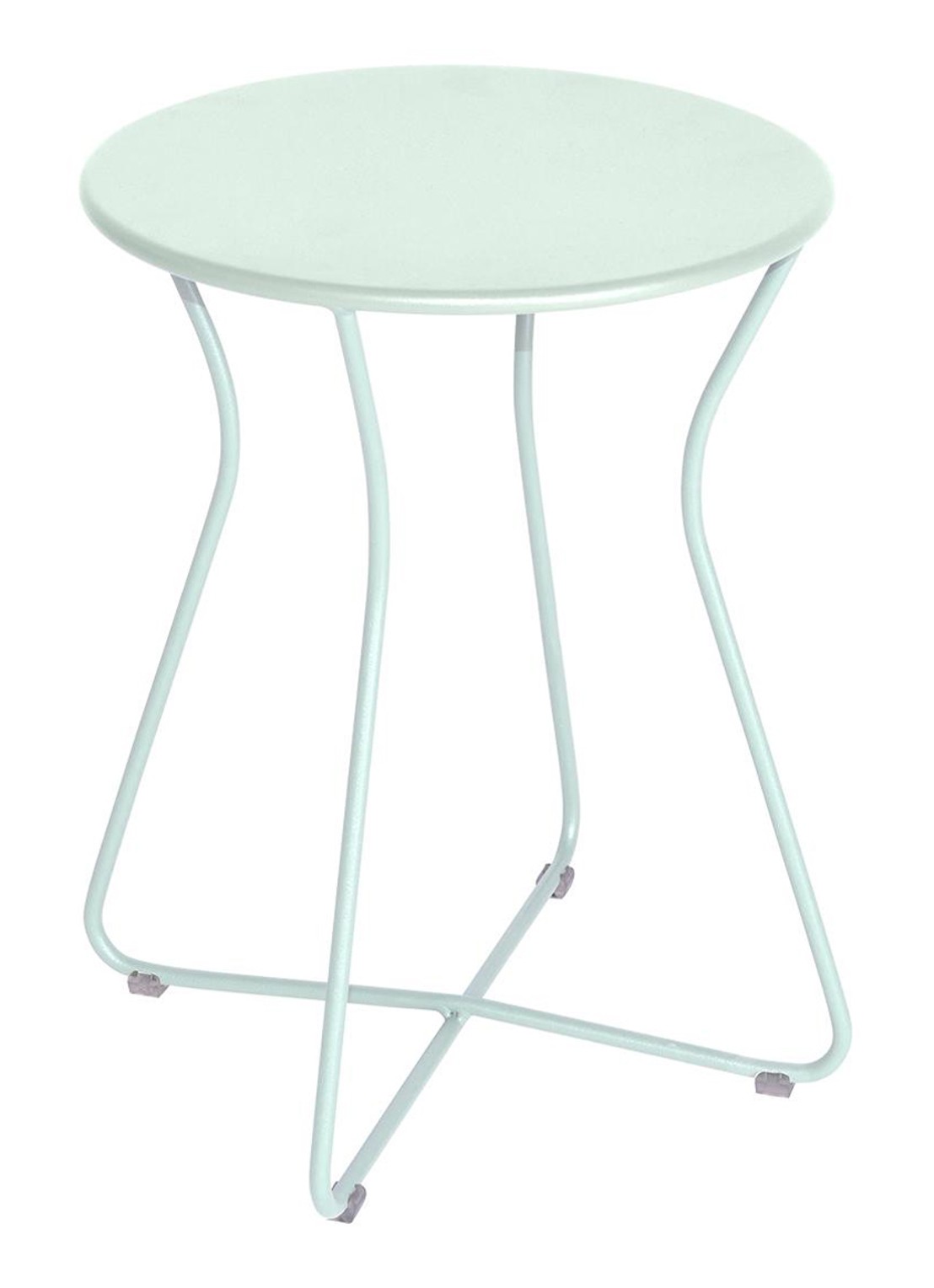 Fermob Cocotte kruk 45 cm - voorkant lichtblauw