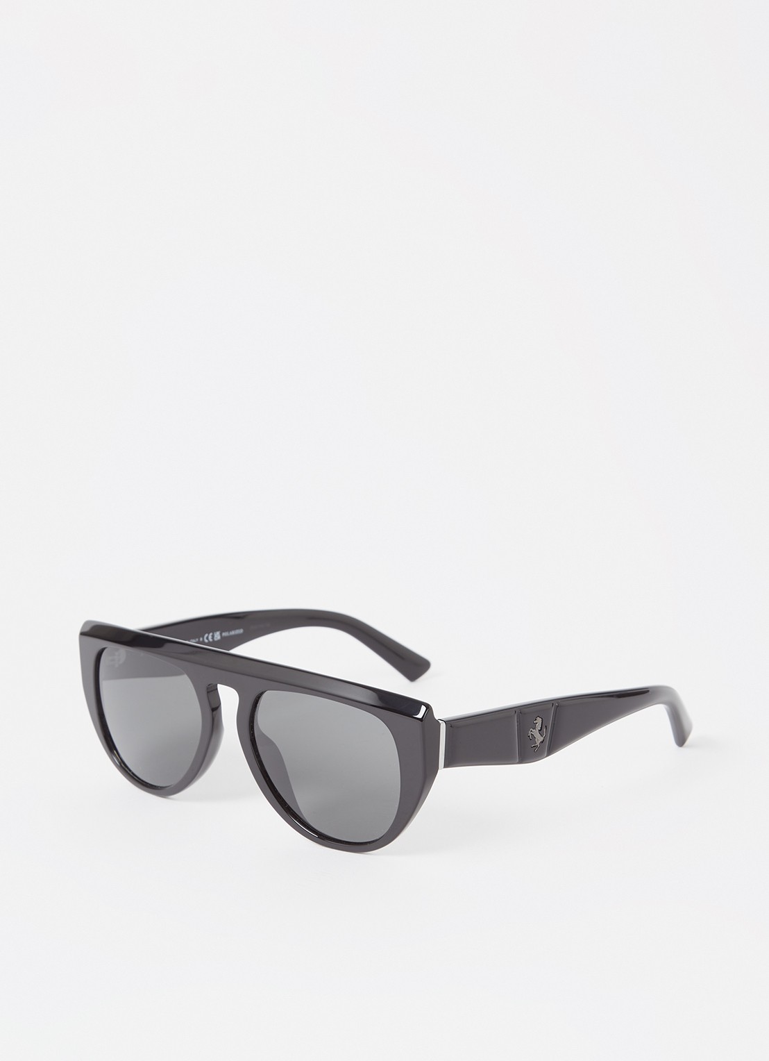 Ferrari Wayfarer zonnebril gepolariseerd FH2005U - voorkant zwart