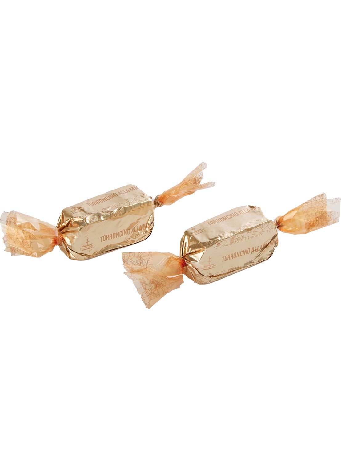 Fiasconaro Nougat met manna 120 gram - achterkant beige