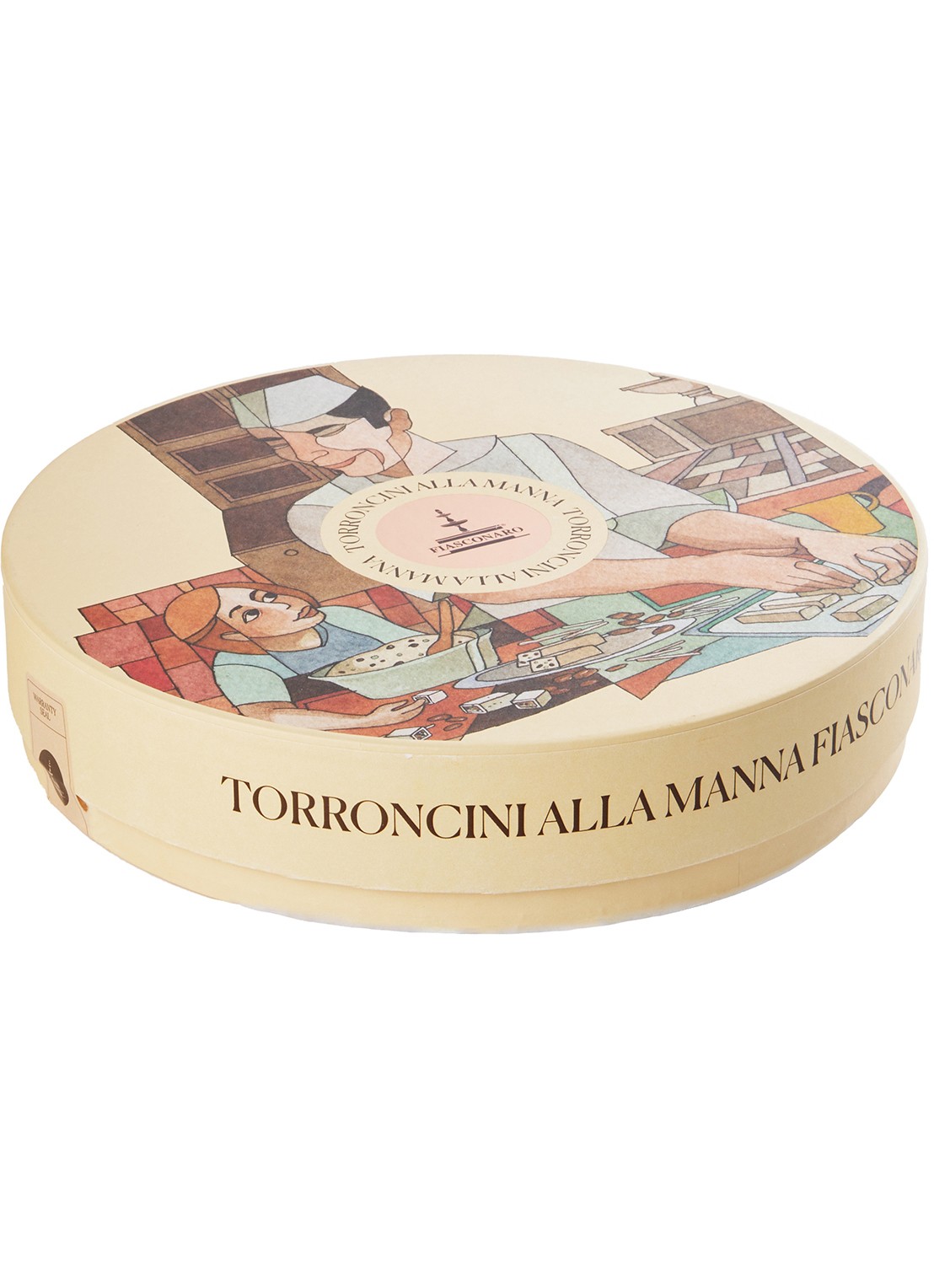 Fiasconaro Nougat met manna 300 gram - voorkant 2 beige