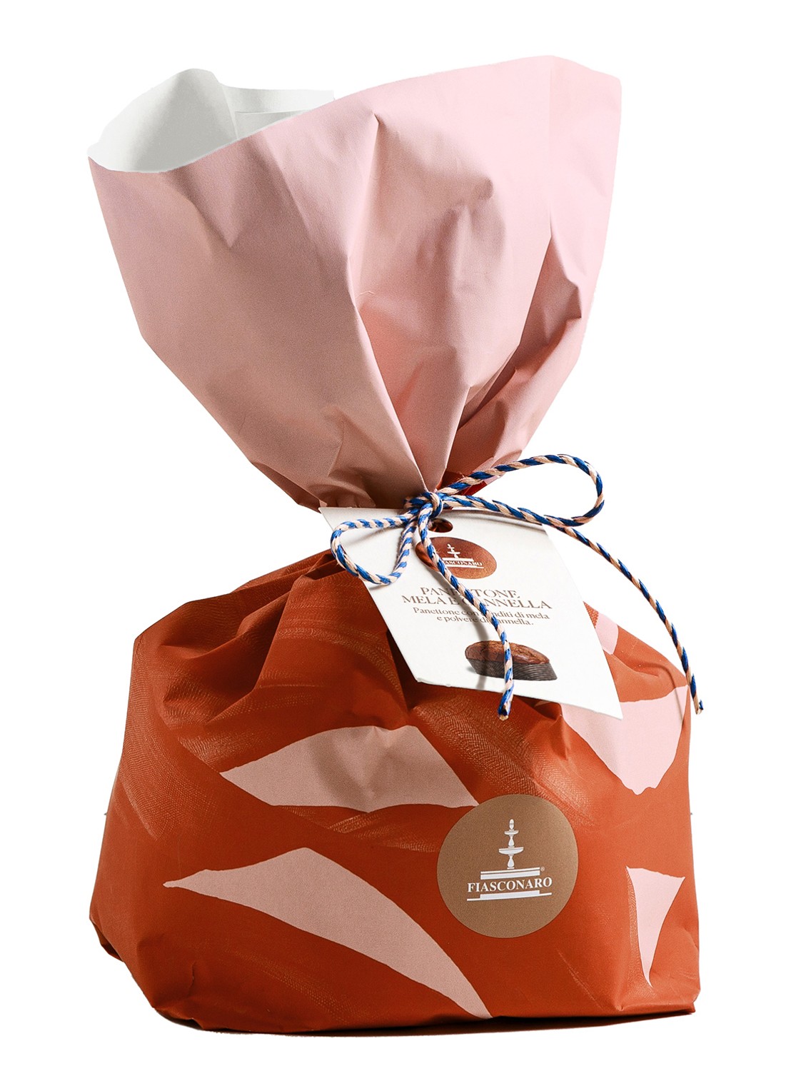 Fiasconaro Panettone met gekonfijte appel en kaneel 500 gram - voorkant undefined