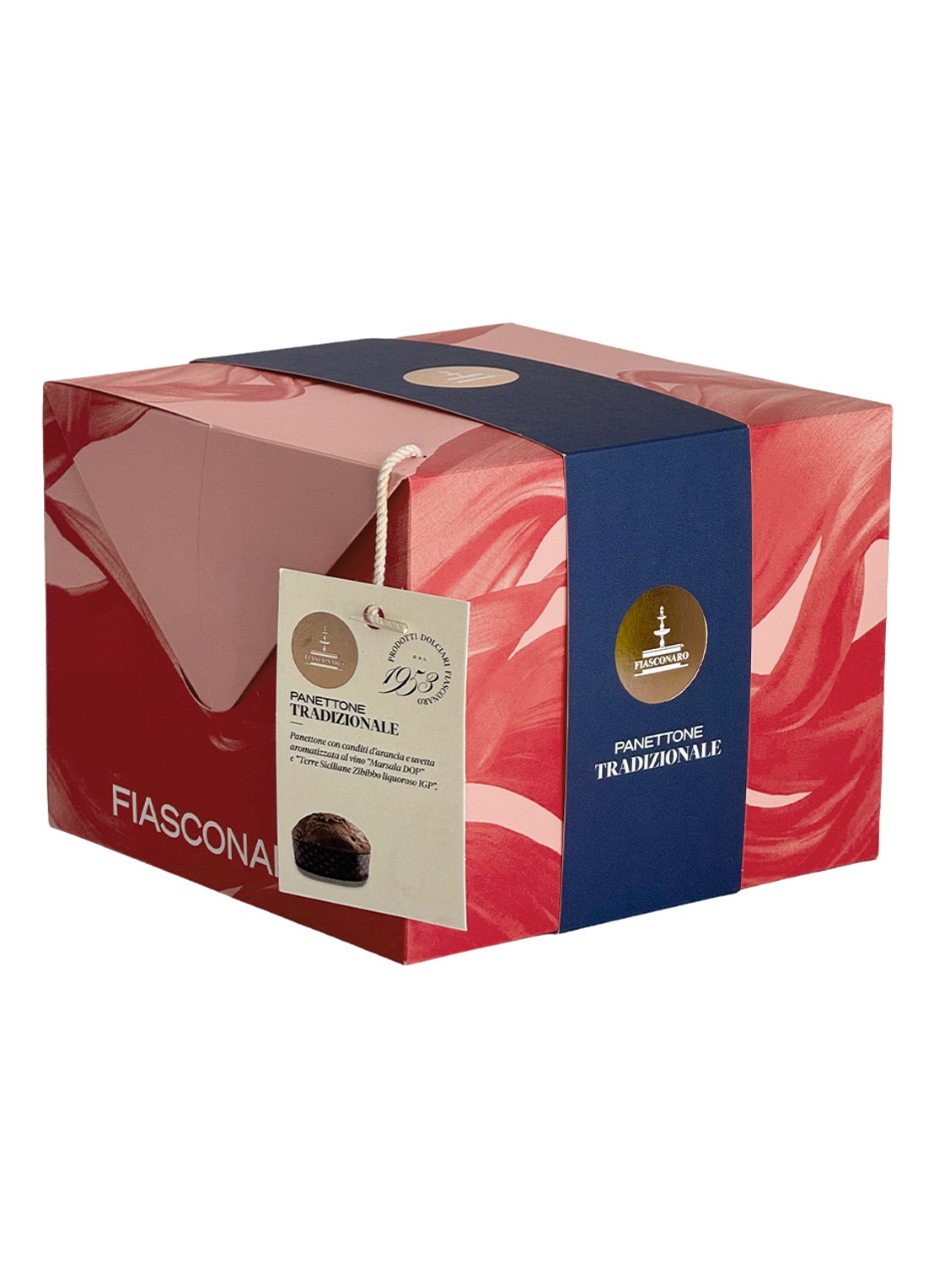 Fiasconaro Traditionele panettone 750 gram - voorkant 2 beige