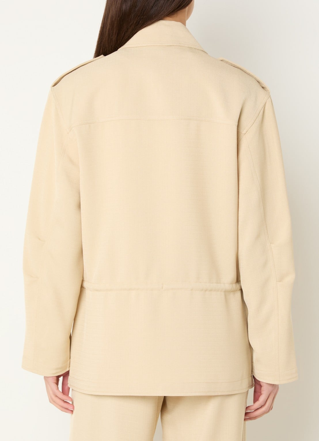 Fifth House Mina jack met klepzakken - achterkant beige