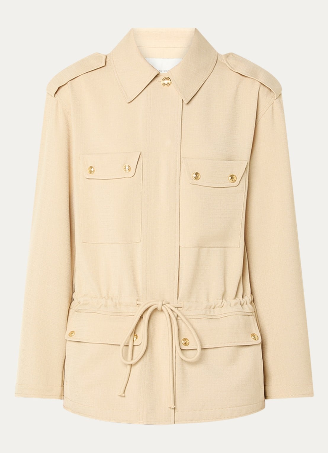 Fifth House Mina jack met klepzakken - voorkant 2 beige
