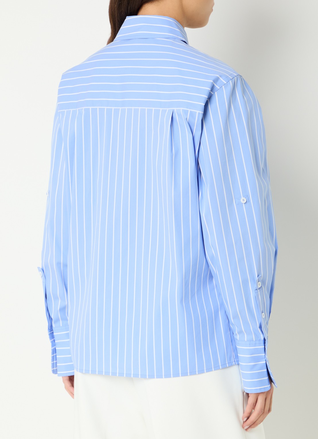 Fifth House Mirre blouse met sreepprint - achterkant 3 lavendel