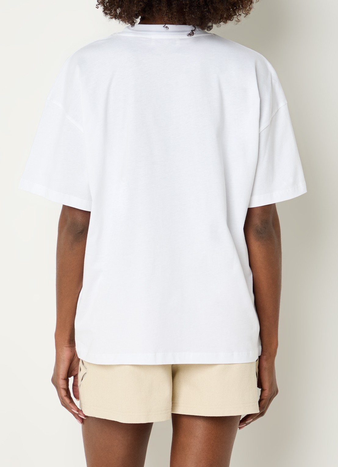 Fifth House Neena T-shirt met logo - achterkant 3 wit