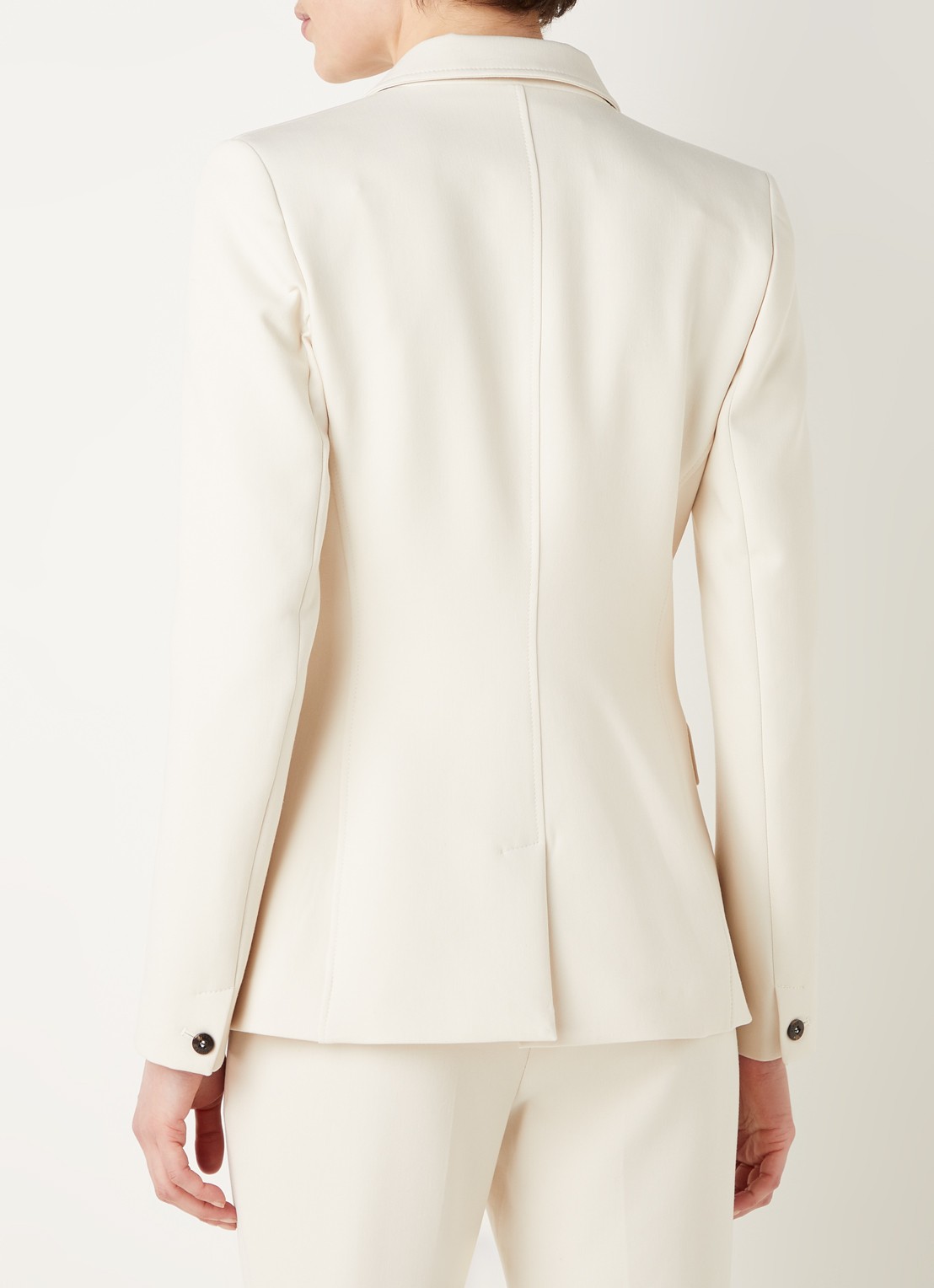 Fifth House Nenzo blazer met klepzakken - achterkant 3 creme