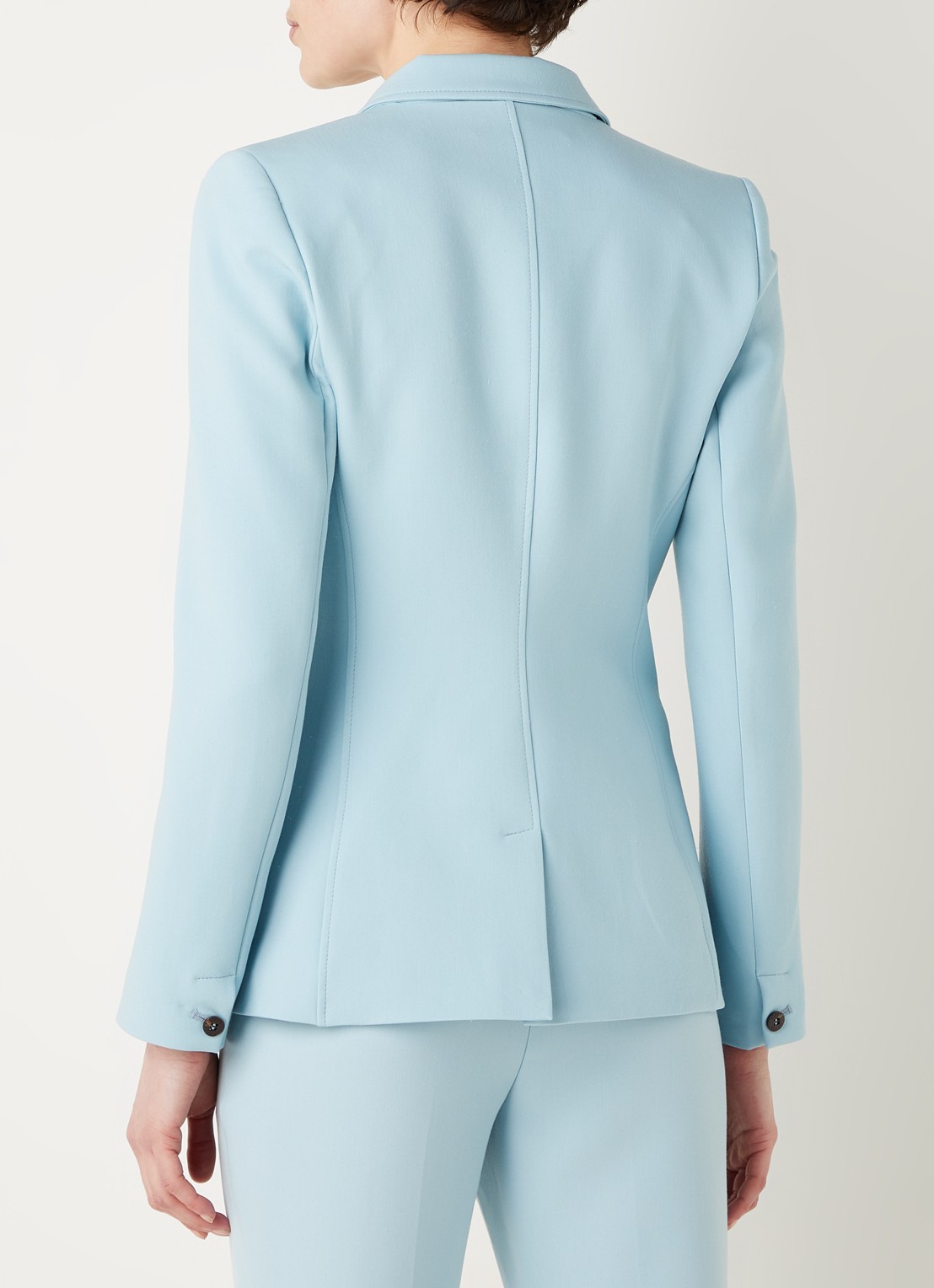 Fifth House Nenzo blazer met klepzakken - achterkant 3 lichtblauw
