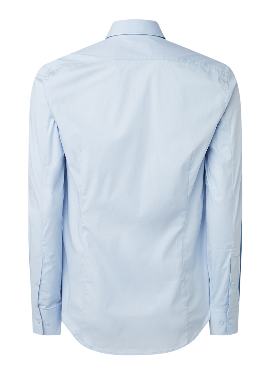 Filippa K Regular fit overhemd met stretch - achterkant 3 lichtblauw