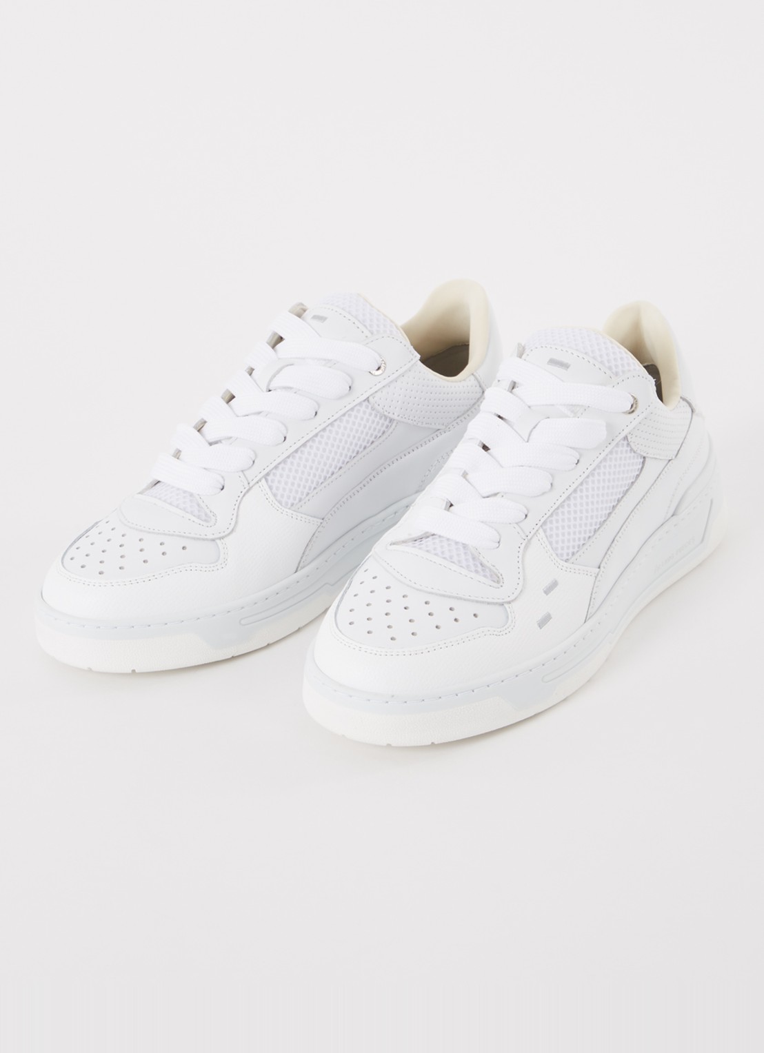 Filling Pieces Cruiser Crumbs sneaker met leren details - detail 6 wit