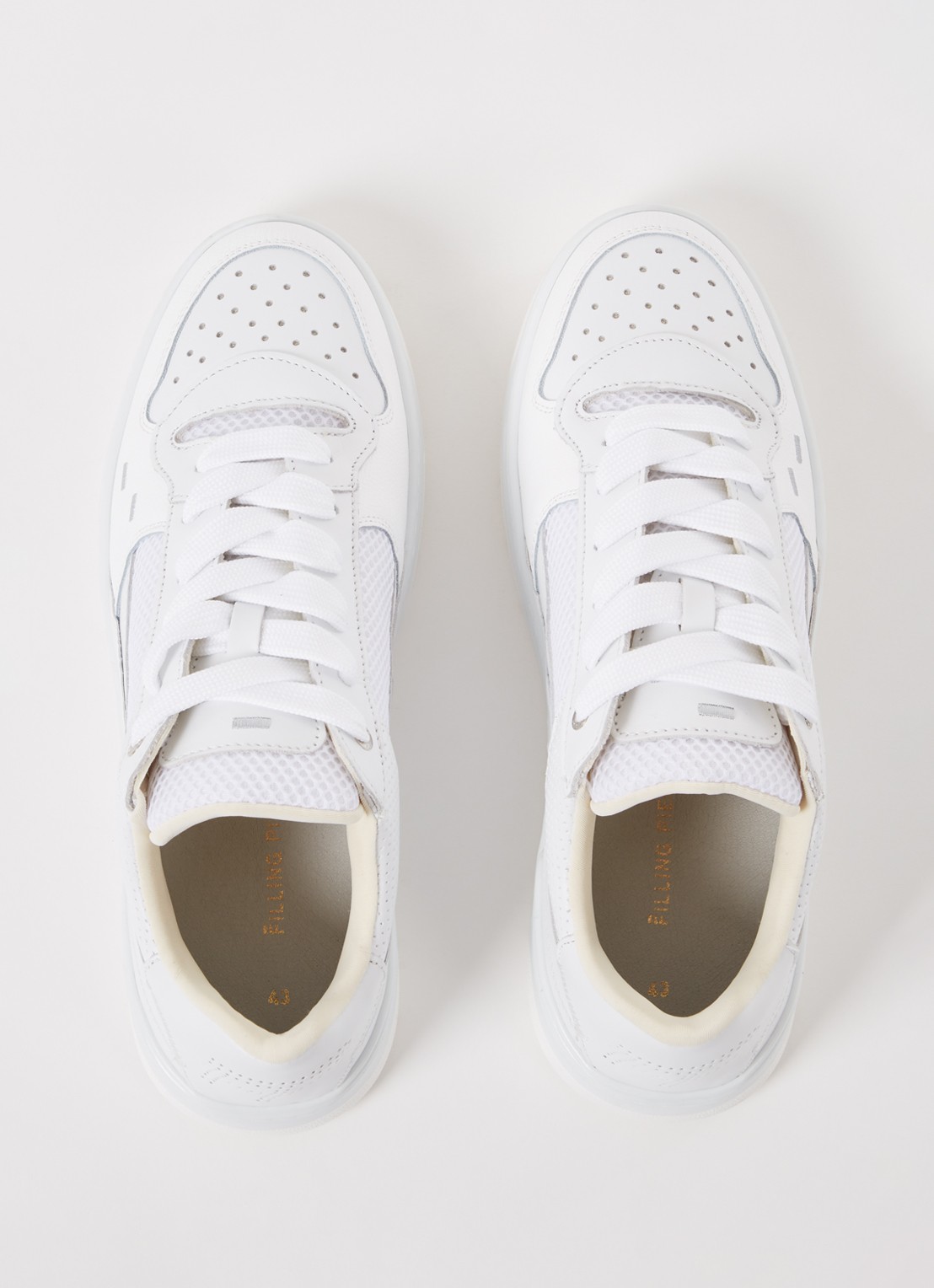 Filling Pieces Cruiser Crumbs sneaker met leren details - detail 7 wit