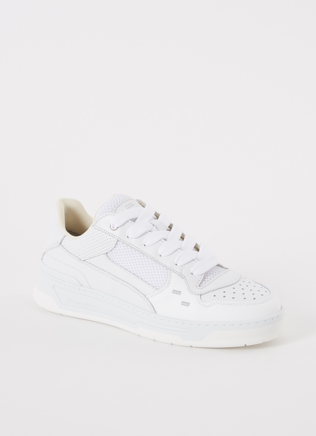 Filling Pieces Cruiser Crumbs sneaker met leren details - voorkant wit