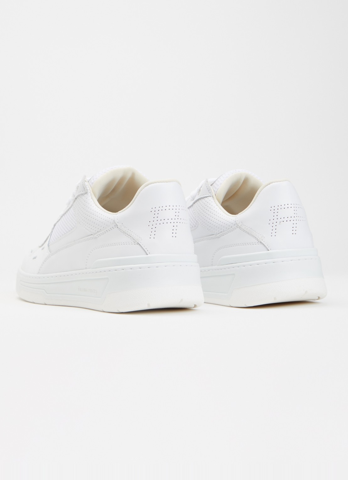 Filling Pieces Cruiser Crumbs sneaker met leren details - achterkant 5 wit