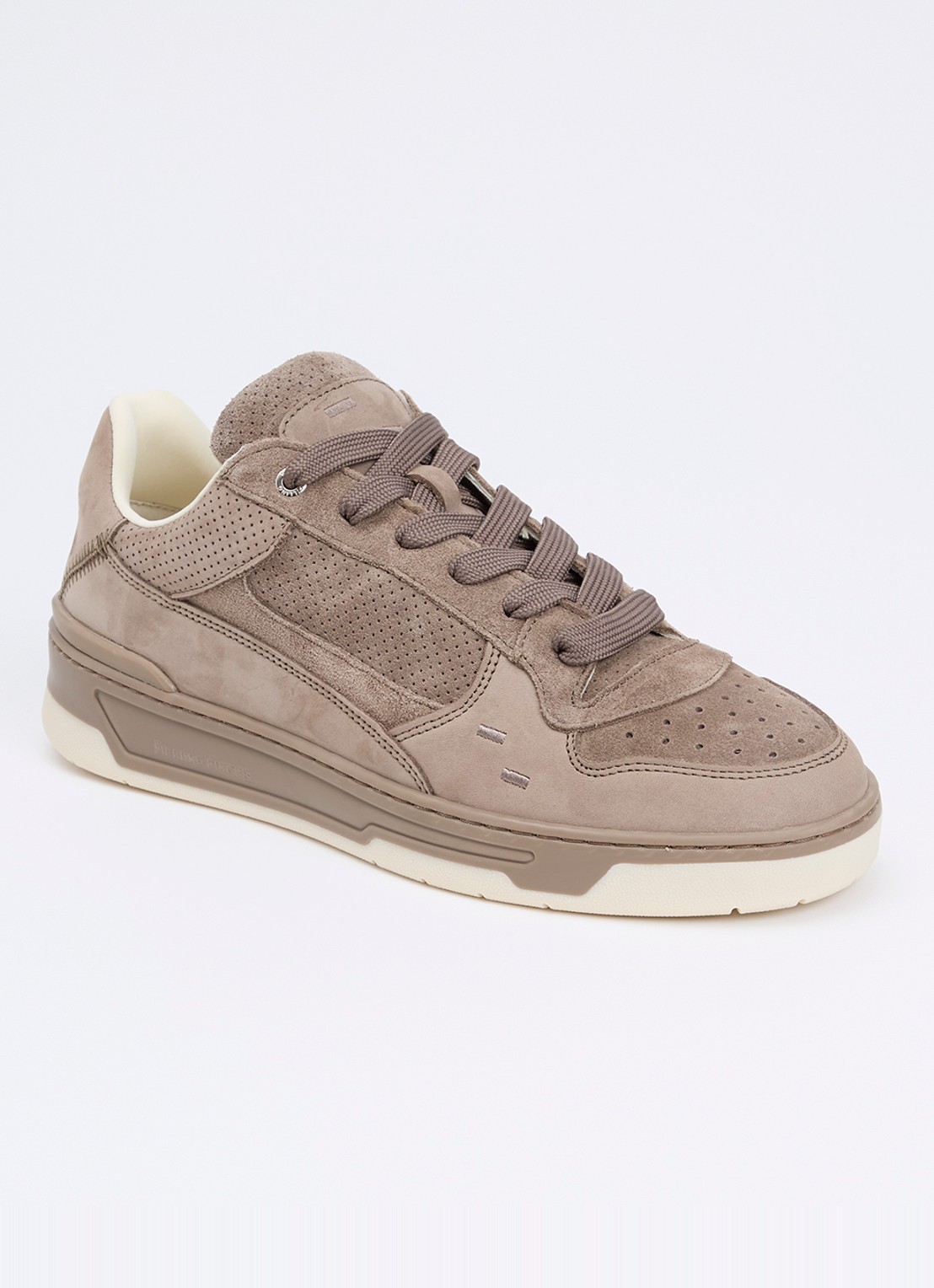 Filling Pieces Cruiser Dive sneaker met suède details - voorkant 2 taupe