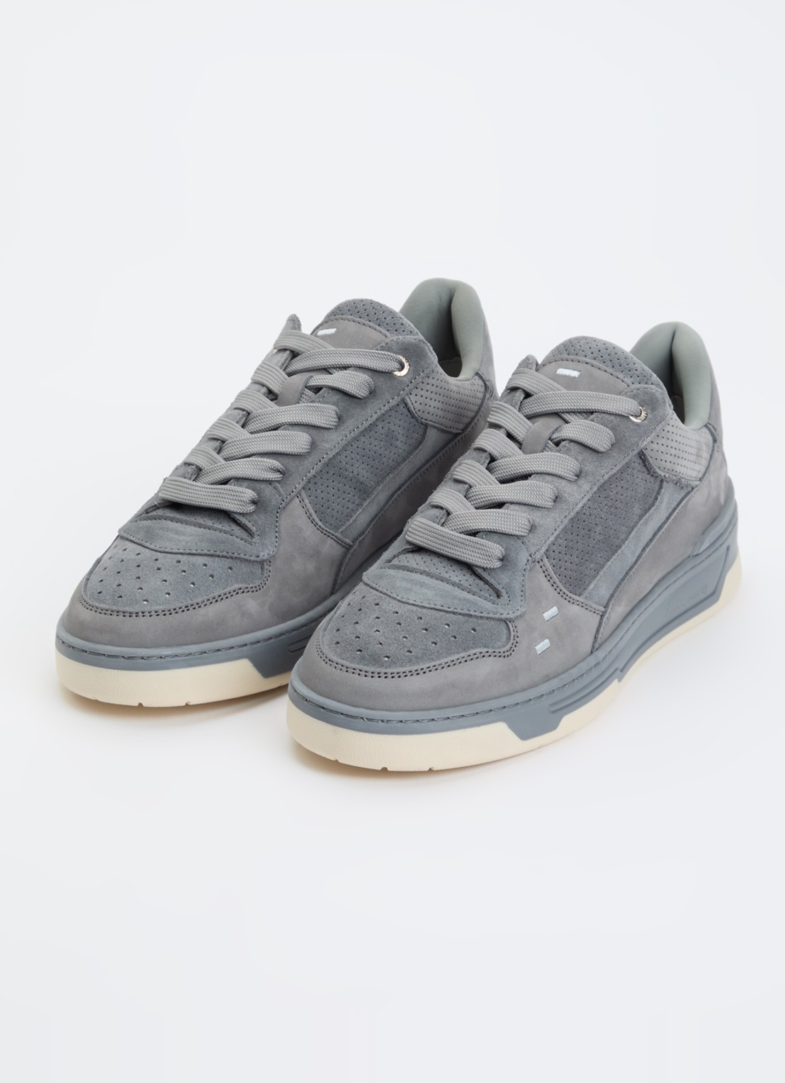 Filling Pieces Cruiser Dive sneaker met suède details - detail grijs