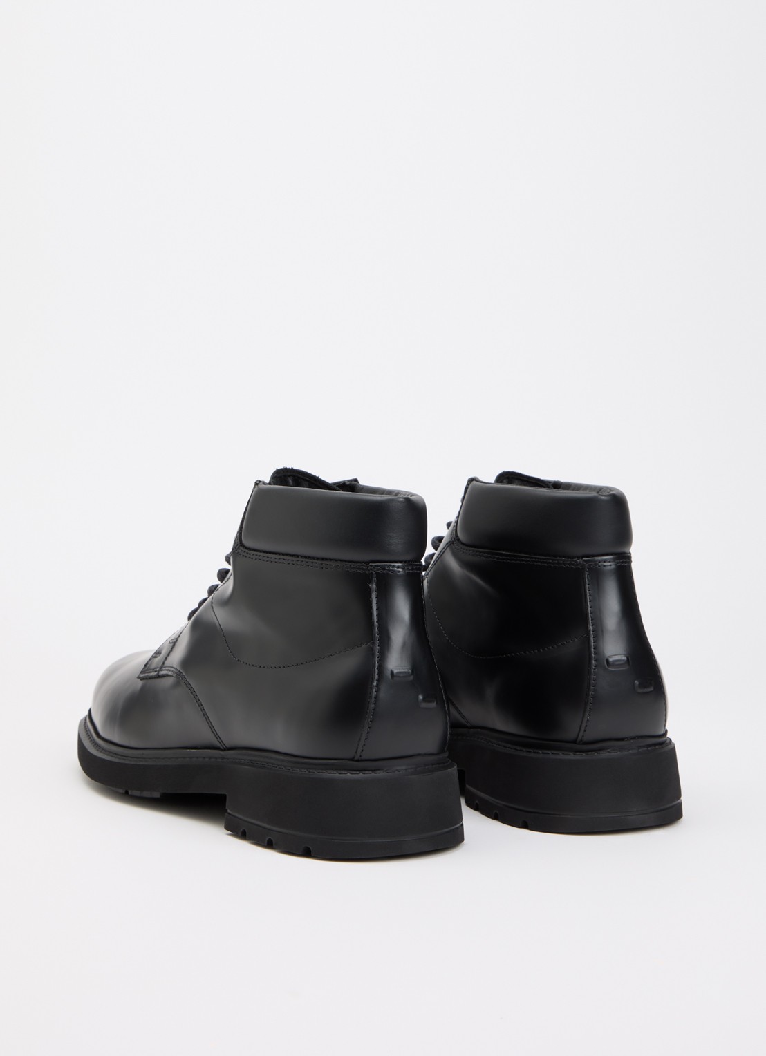 Filling Pieces Derby veterschoen van leer - achterkant 2 zwart