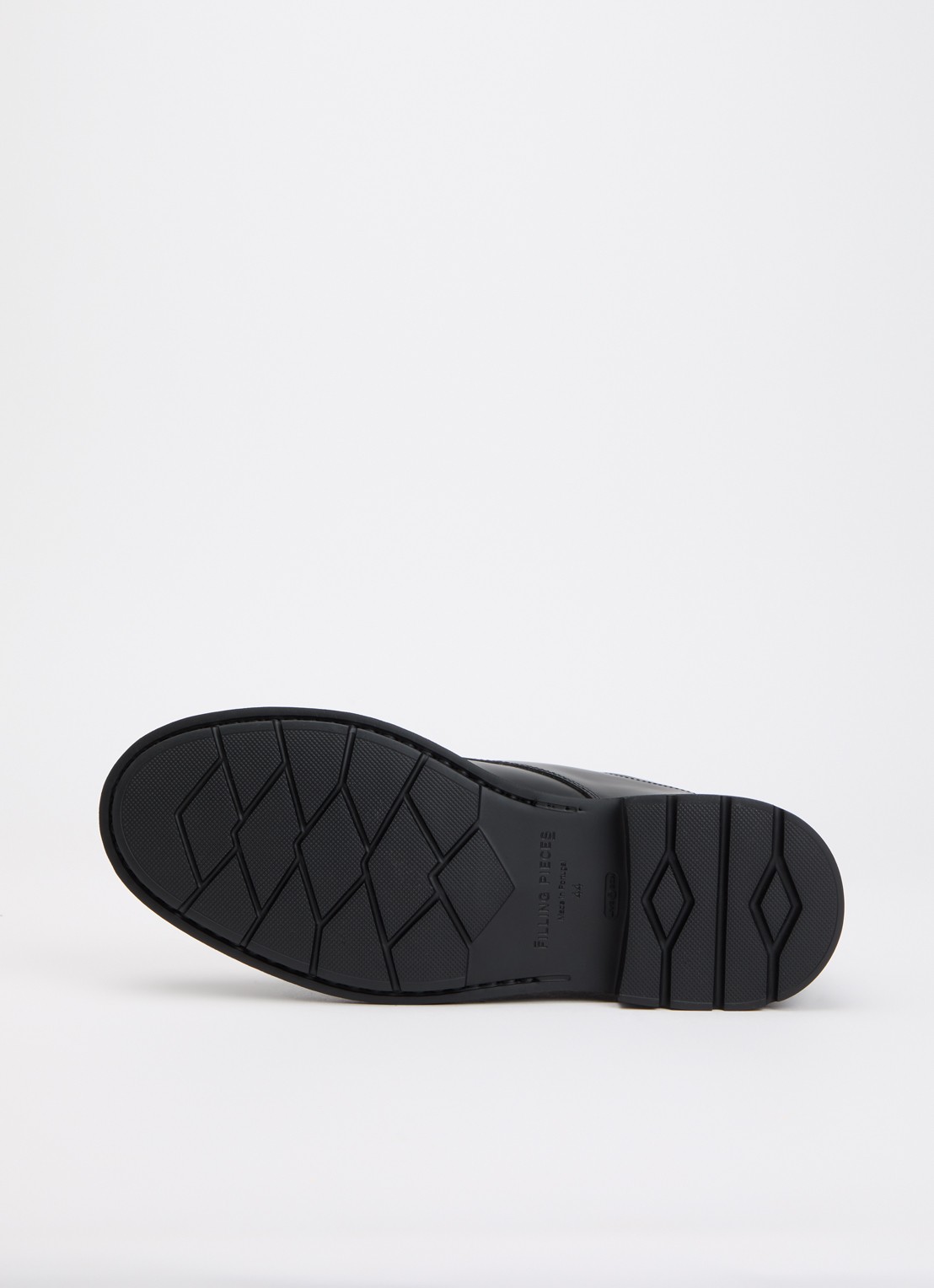 Filling Pieces Derby veterschoen van leer - detail 4 zwart