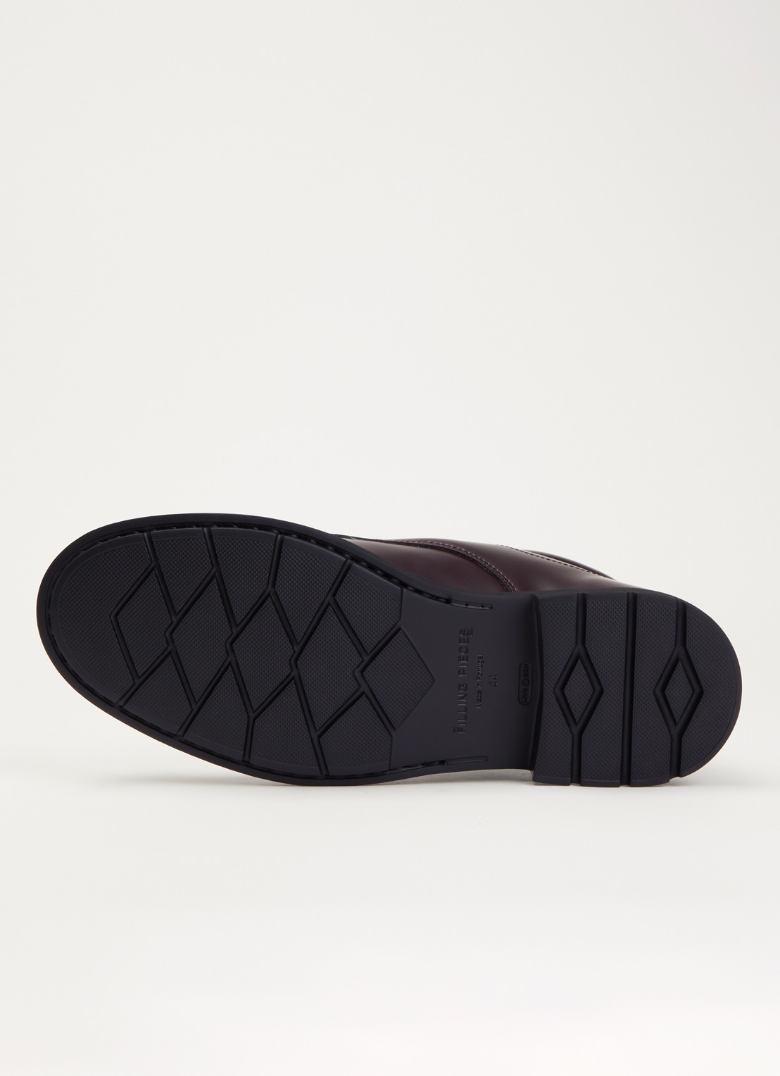 Filling Pieces Derby veterschoen van leer - detail 4 bruin