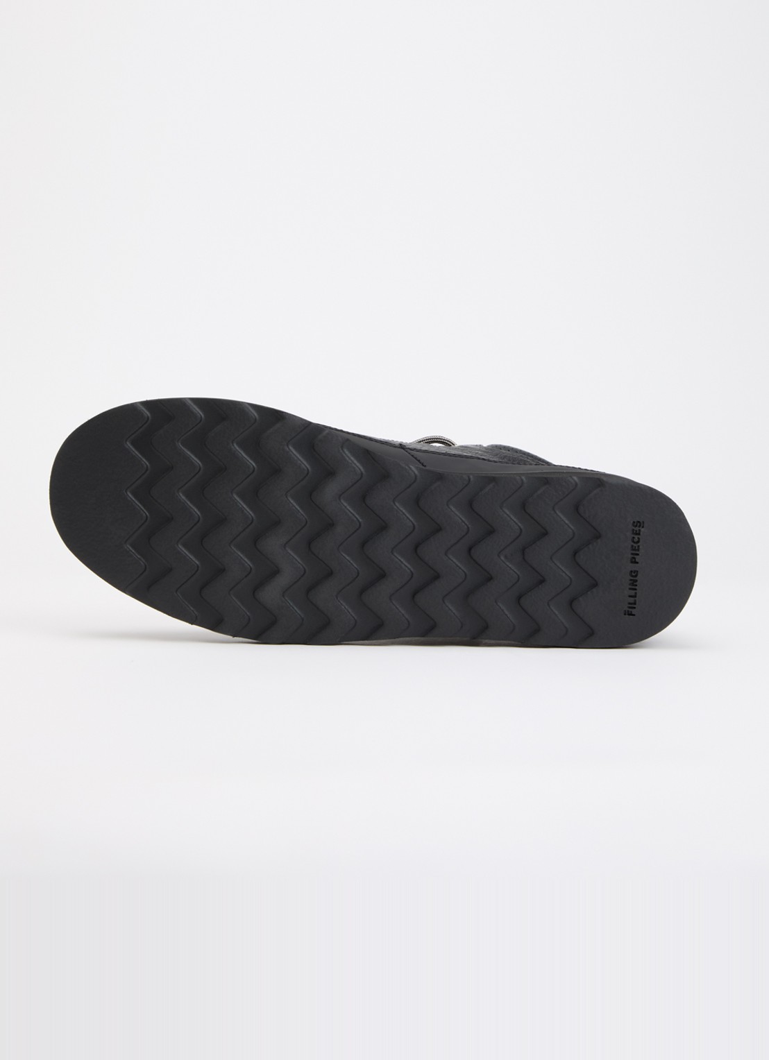 Filling Pieces Glacier veterboot van leer - detail 2 zwart