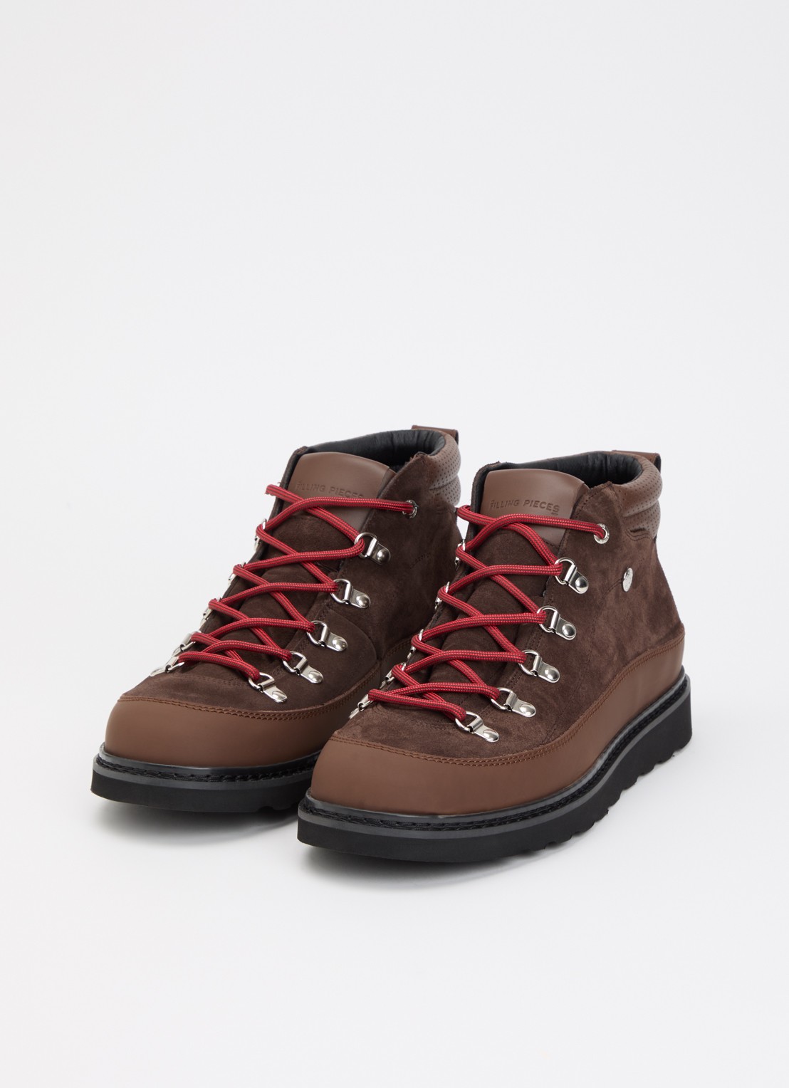 Filling Pieces Glacier veterboot van suède - detail 3 bruin