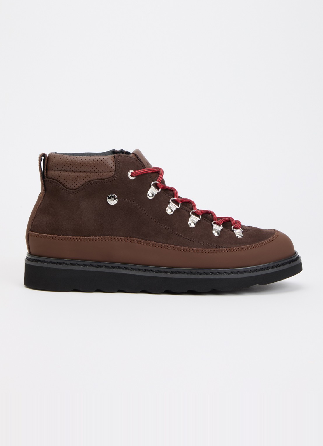 Filling Pieces Glacier veterboot van suède - voorkant bruin