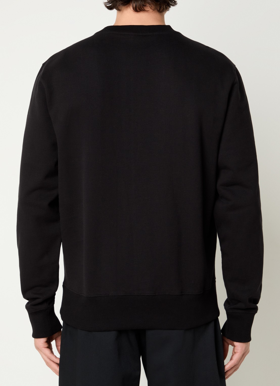 Filling Pieces Gowtu sweater van  katoen met logo - achterkant zwart