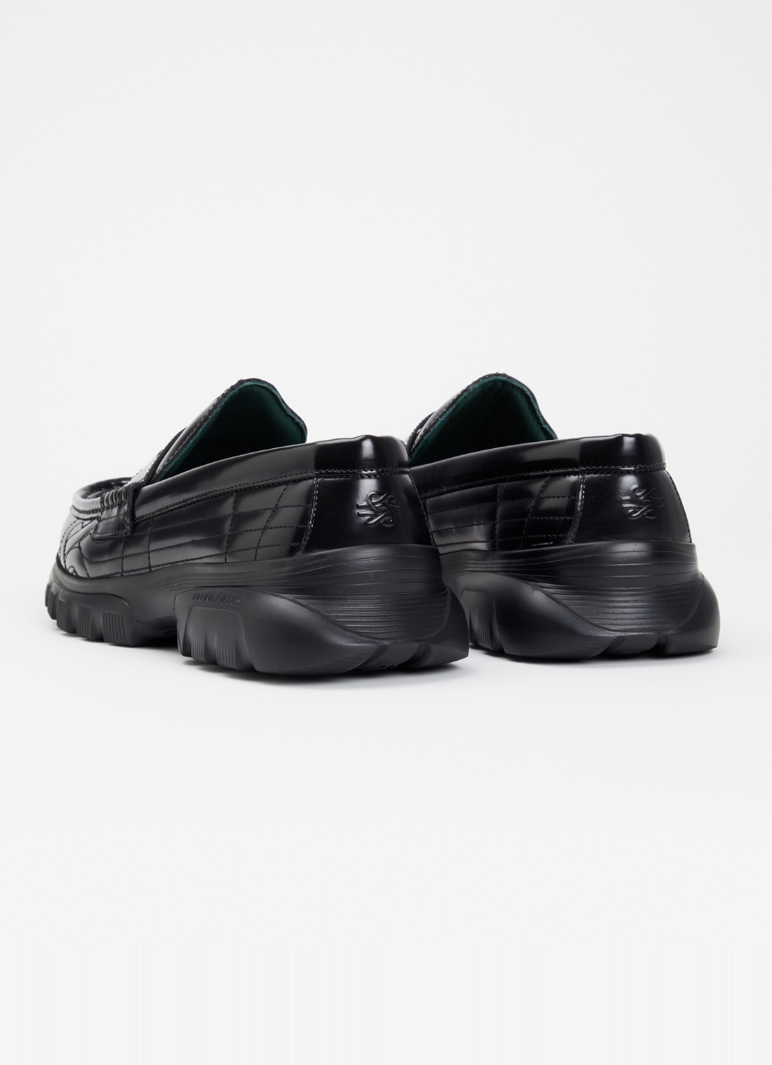 Filling Pieces Hybrid loafer van leer - achterkant zwart