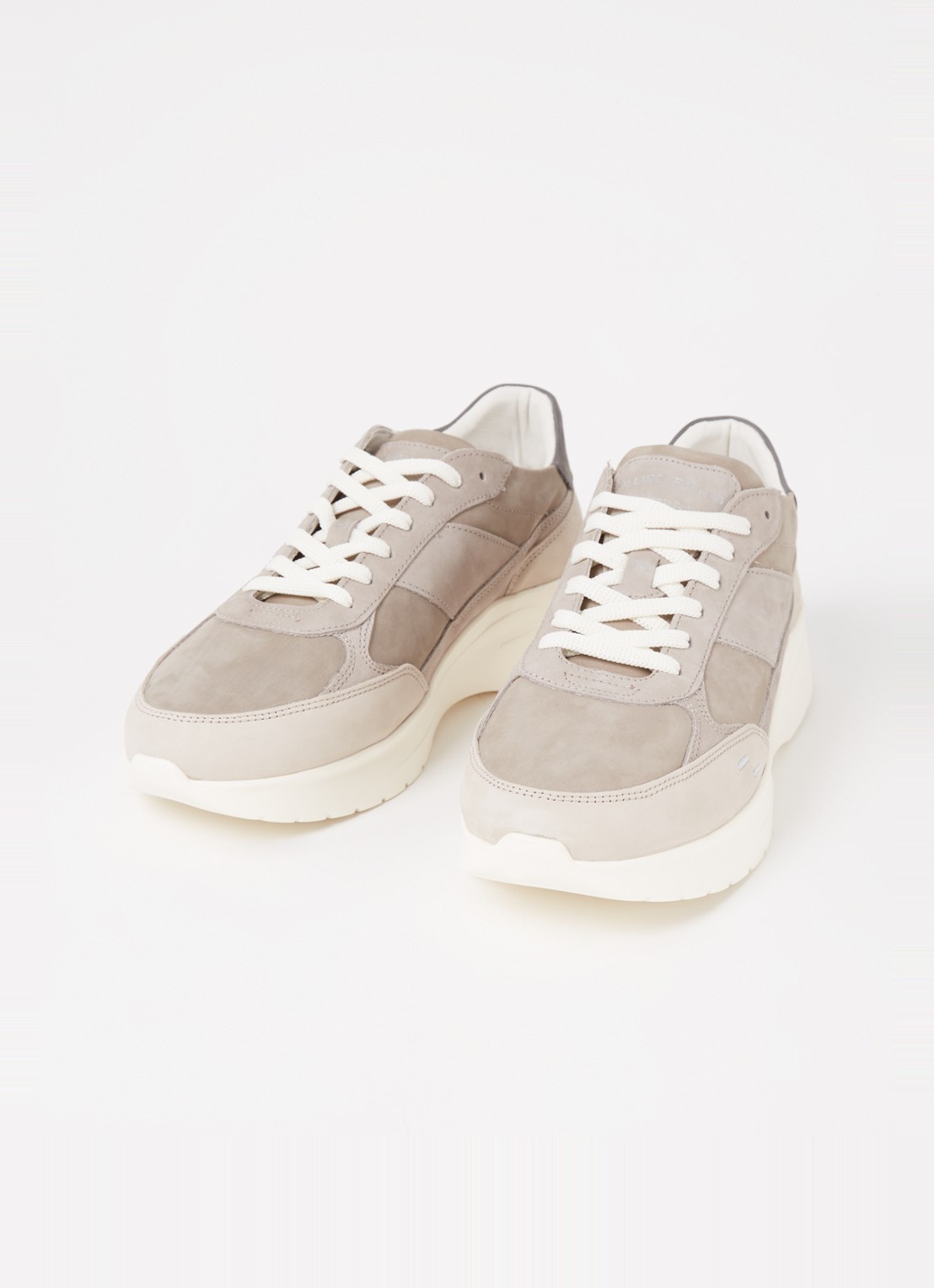 Filling Pieces Jet Runner sneaker van nubuck - detail 3 lichtgrijs