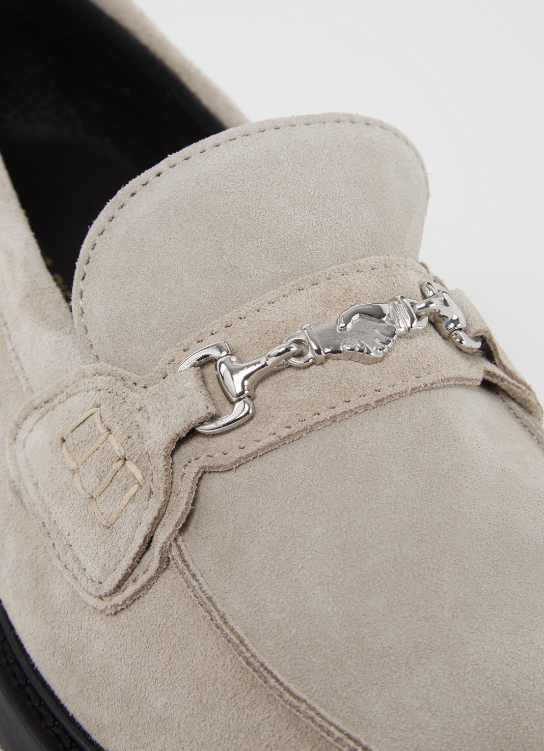 Filling Pieces Loafer van suède  - detail 6 taupe