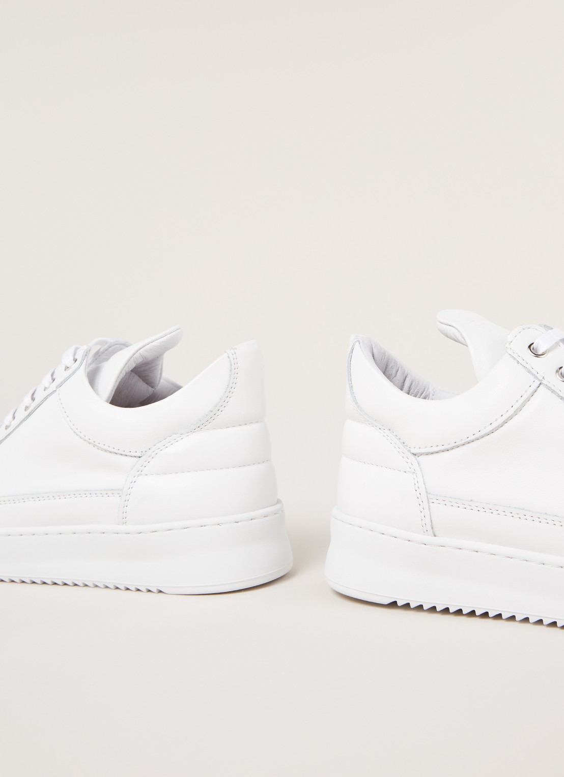 Filling Pieces Low Top Ripple sneaker van lamsleer - detail wit