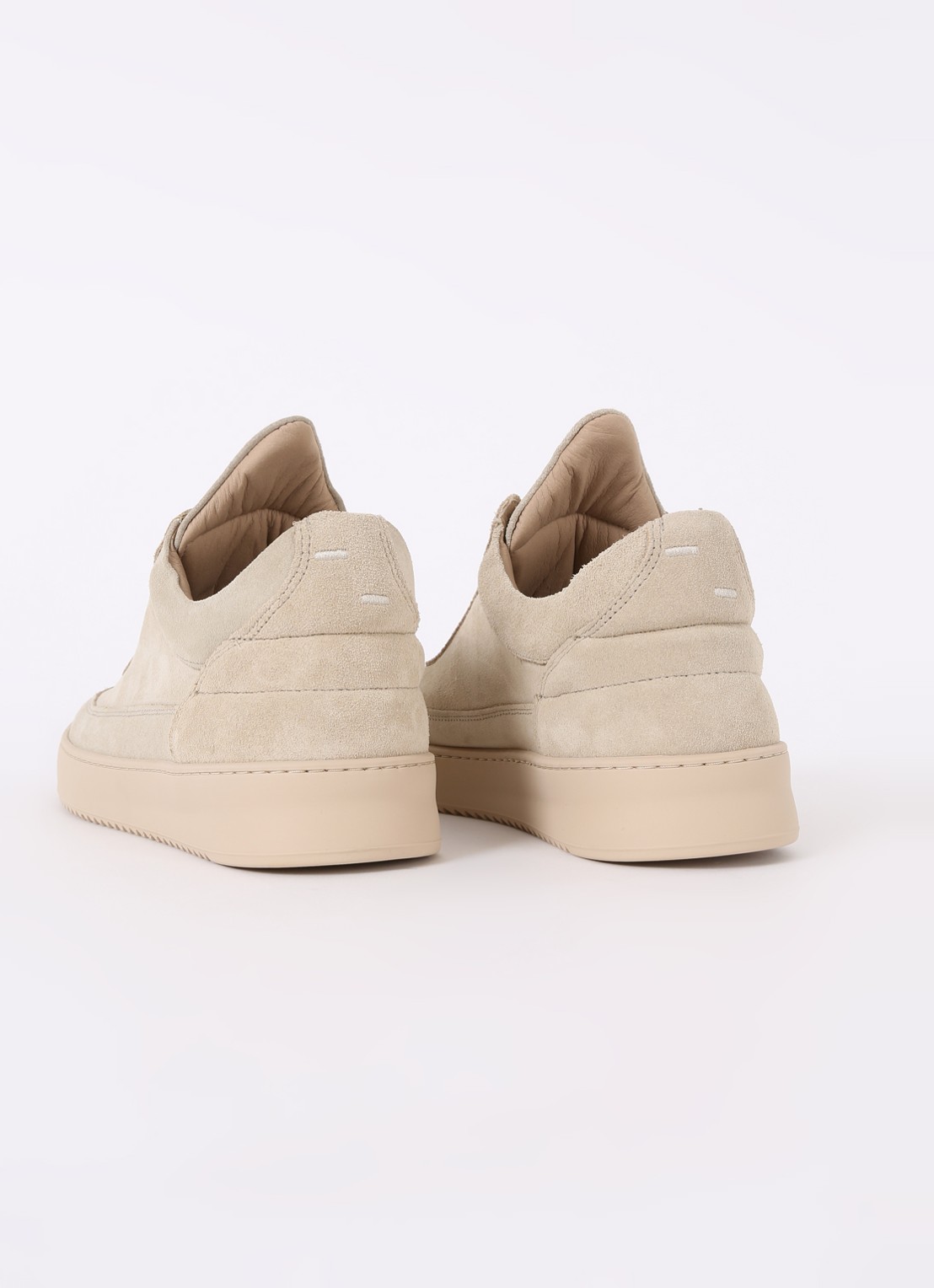 Filling Pieces Low Top sneaker van suède  - detail 4 beige