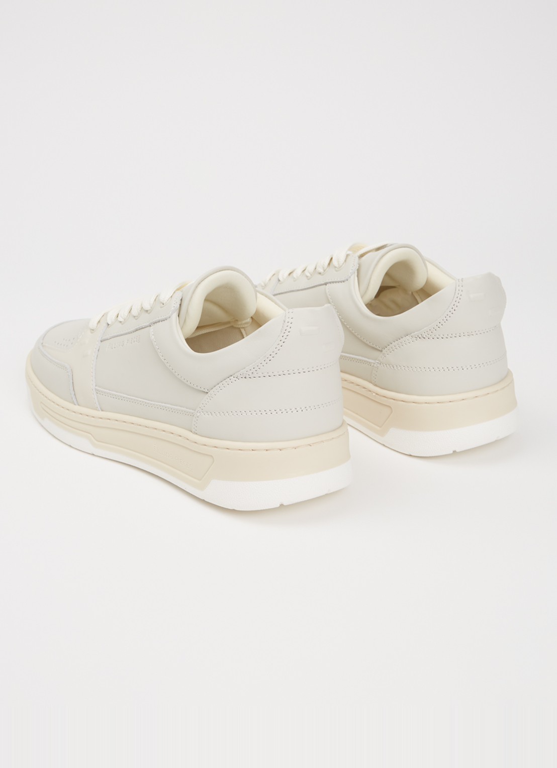 Filling Pieces Low Vise sneaker van leer - achterkant beige
