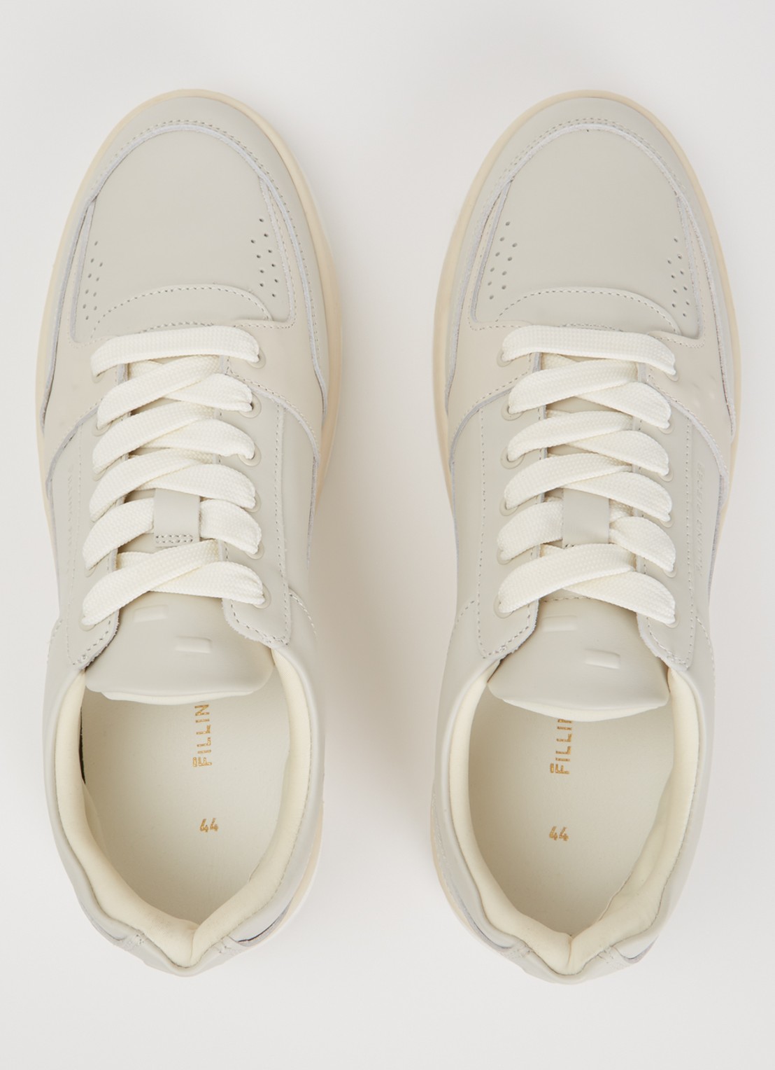 Filling Pieces Low Vise sneaker van leer - detail 3 beige