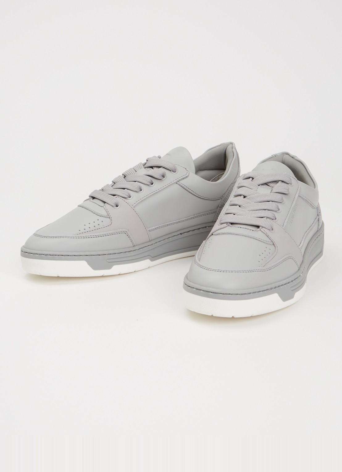 Filling Pieces Low Vise sneaker van leer - detail 2 grijs