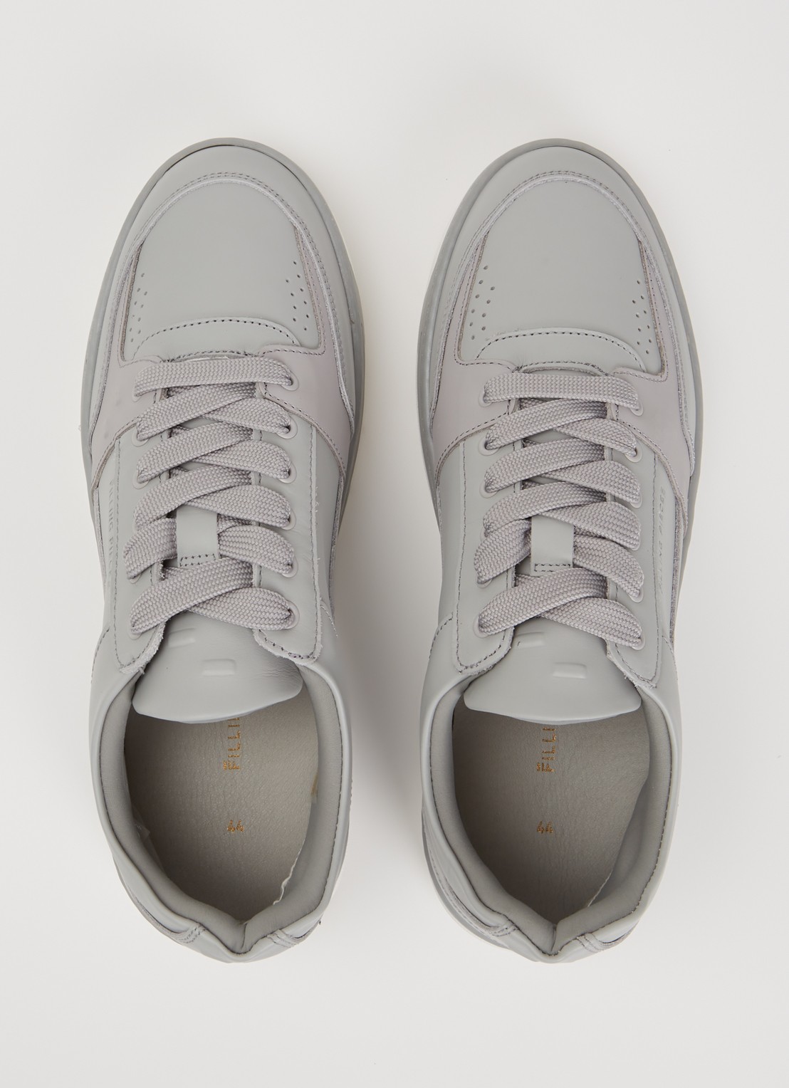 Filling Pieces Low Vise sneaker van leer - detail 3 grijs
