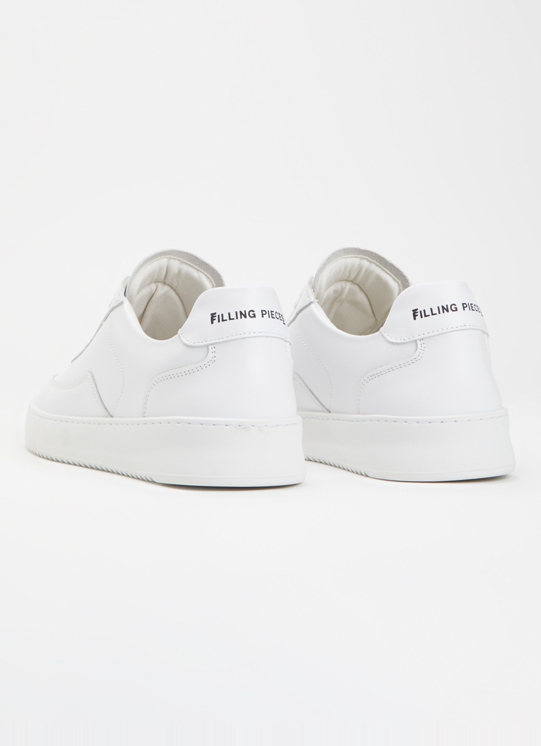 Filling Pieces Mondo 2.0 Ripple sneaker van leer - achterkant wit