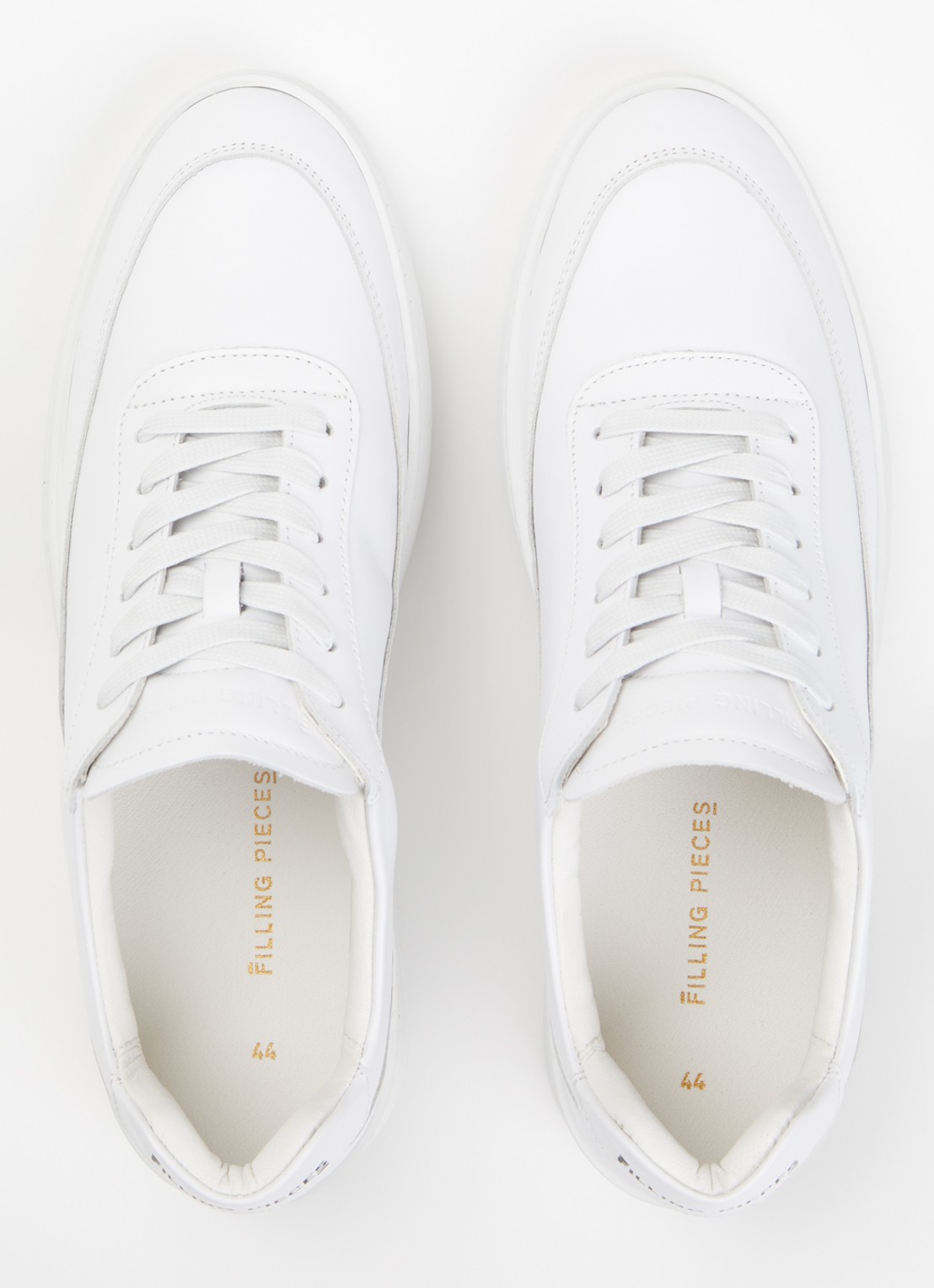 Filling Pieces Mondo 2.0 Ripple sneaker van leer - detail 5 wit