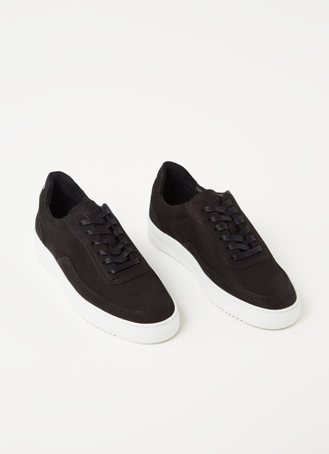 Filling Pieces Mondo 2.0 Ripple sneaker van nubuck - detail 4 zwart