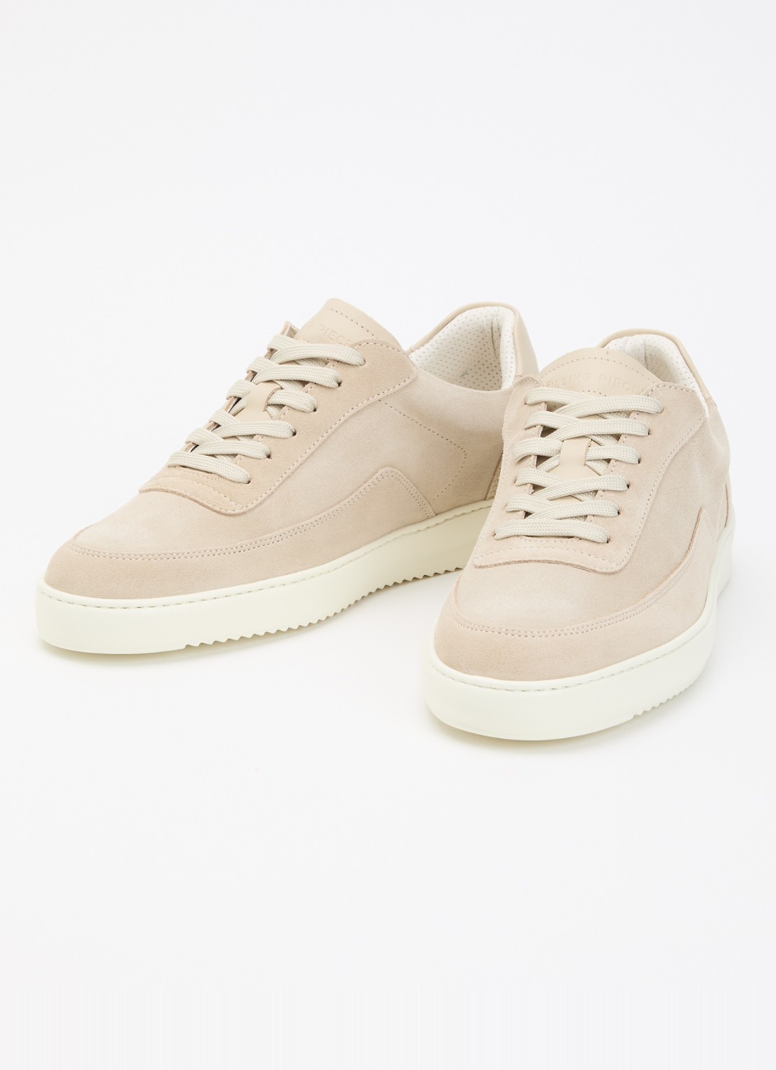 Filling Pieces Mondo Float sneaker van suède - detail 3 beige